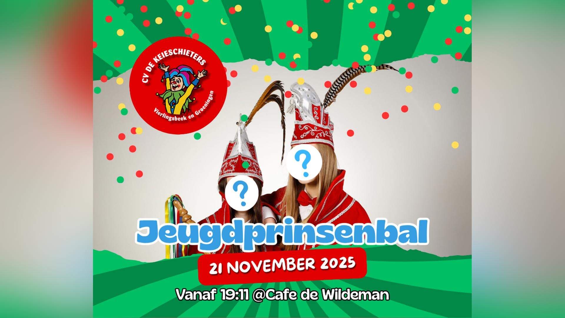 Wie wordt de nieuwe jeugdprins of -prinses van De Keieschieters?