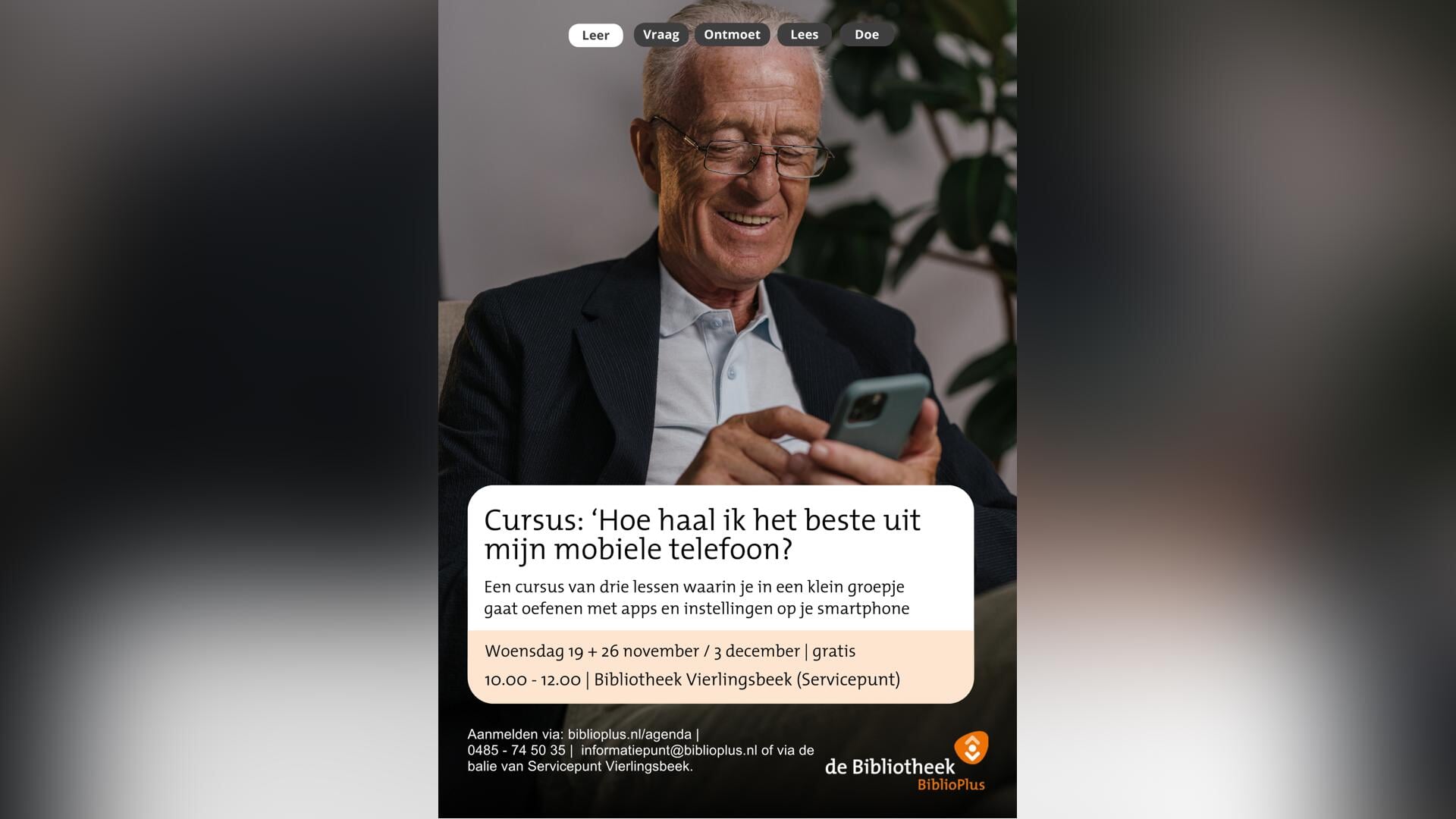 Cursus leert het beste uit de smartphone te halen