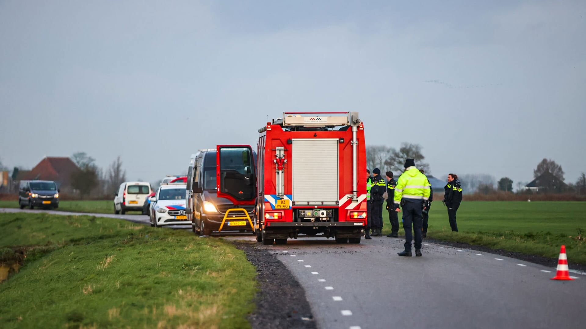 Automobilist overleden bij verkeersongeval Poppenwier