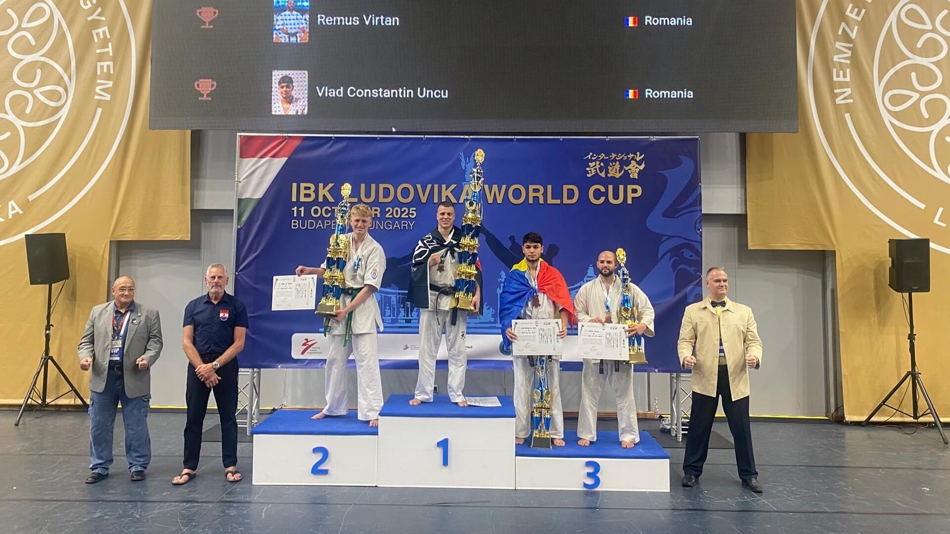 Rowan de Koning van Katsu Winsum tweede op World Cup Karate