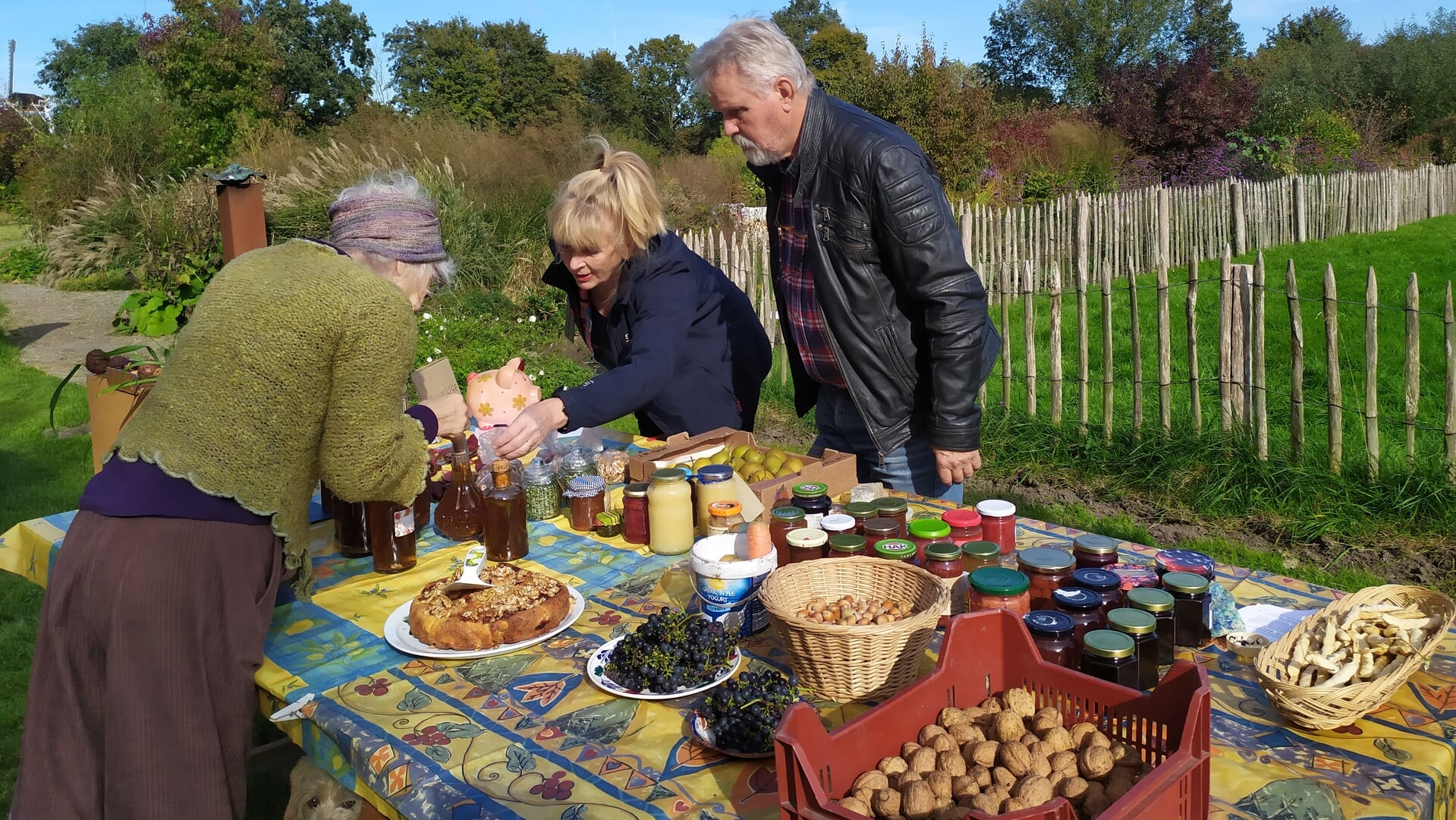 Oogstruilmarkt in Den Andel