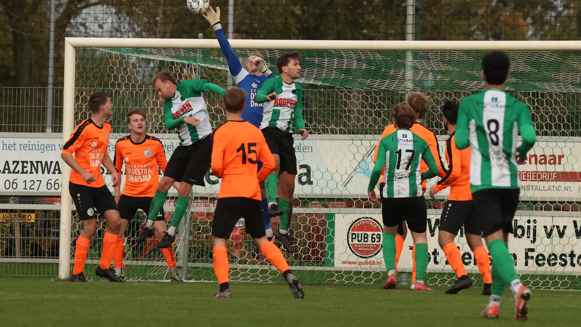Voetballers Winsum zijn na vijf duels nog steeds ongeslagen