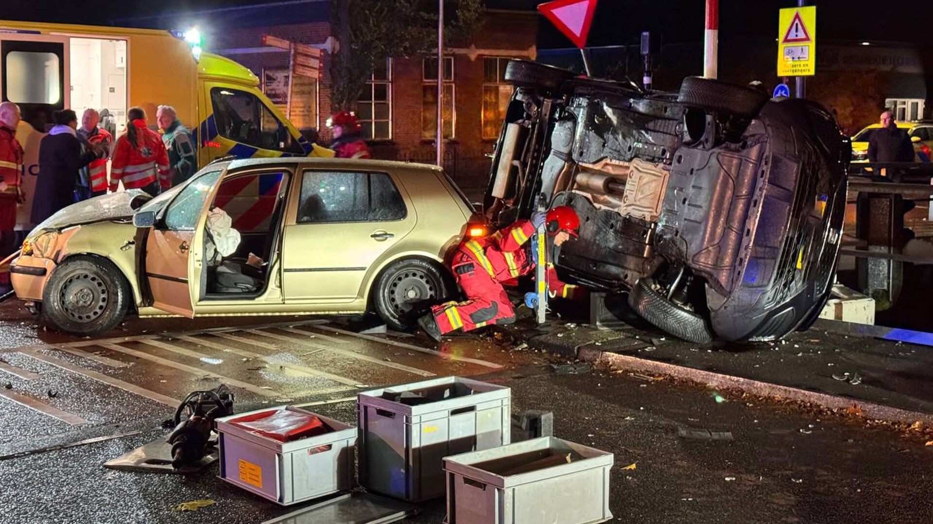 Twee gewonden bij ongeval op beruchte kruising in Musselkanaal