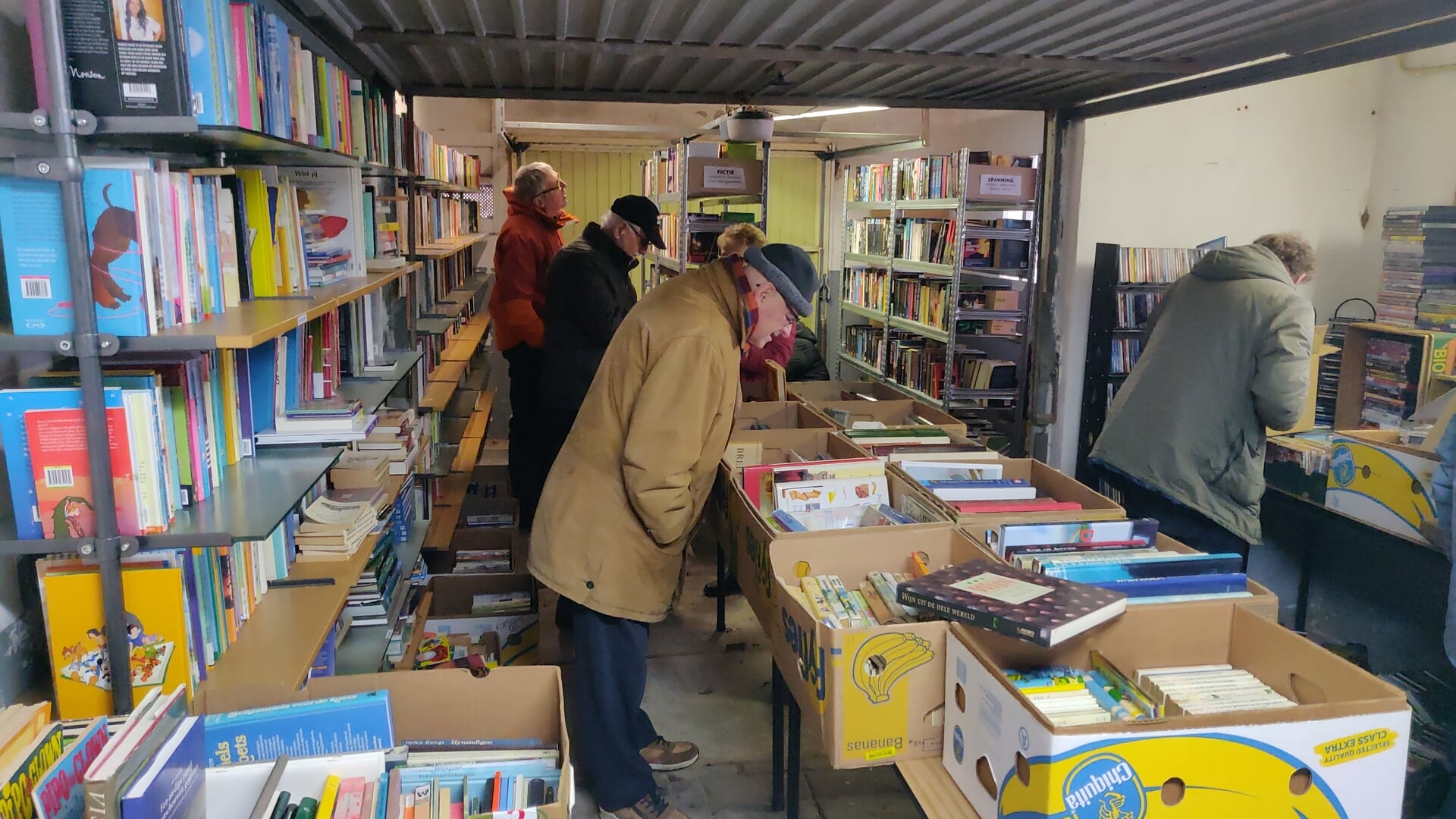 Boeken- en schijfjesmarkt in Loppersum