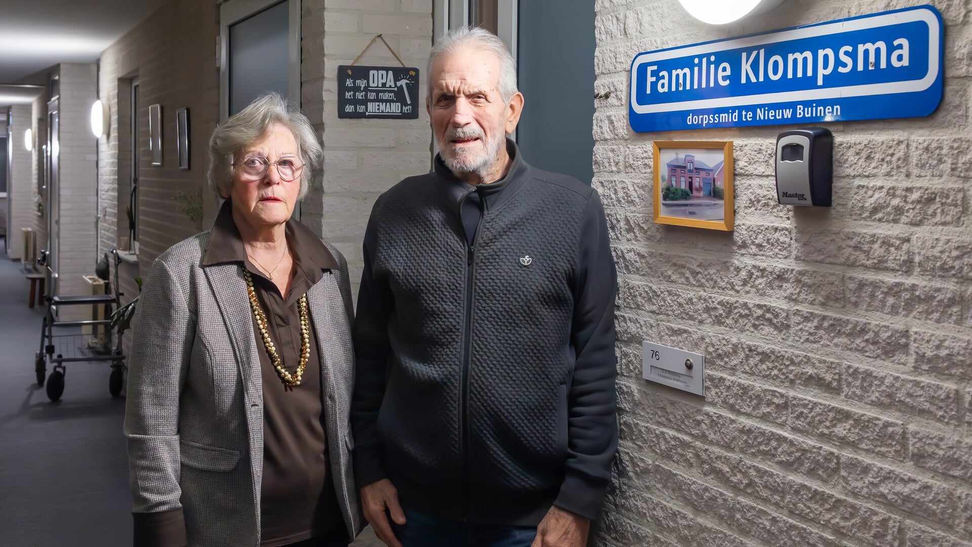 Jan en Klaske Klompsma uit Ter Apel vieren hun diamanten huwelijk