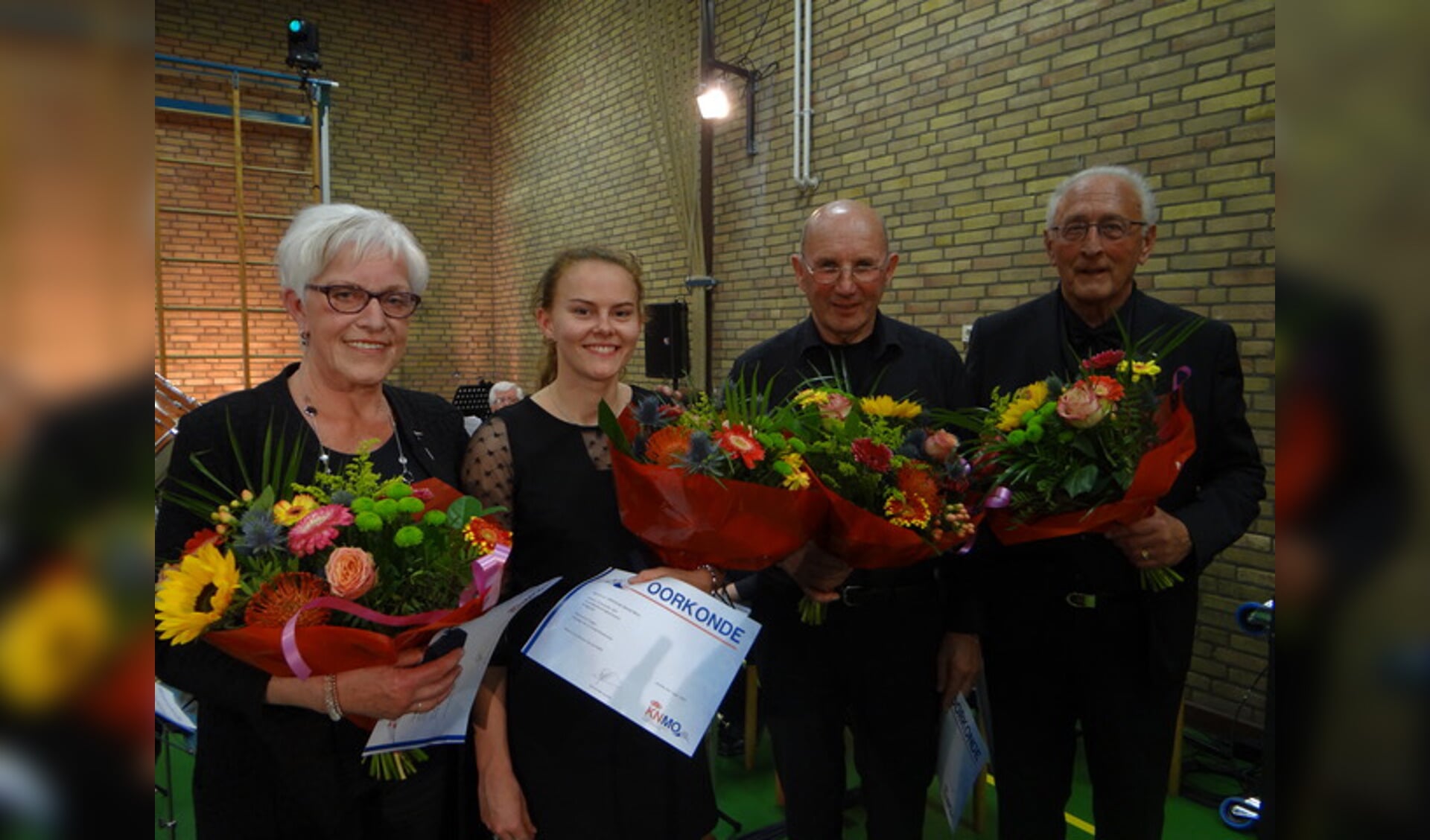 Jubilarissen bij Excelsior Hagestein