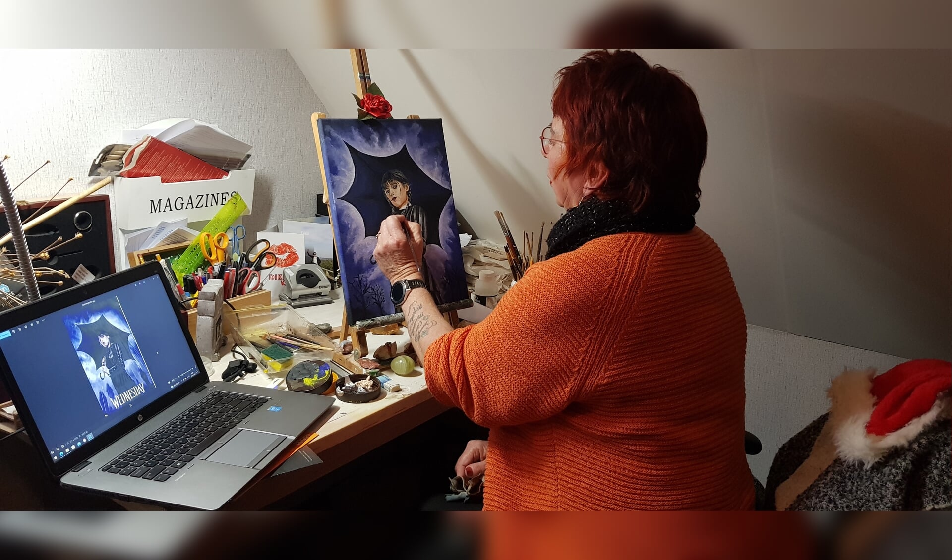 Jannie uit Woudsend geniet van twee geweldige hobby’s: liefde voor creativiteit en natuur
