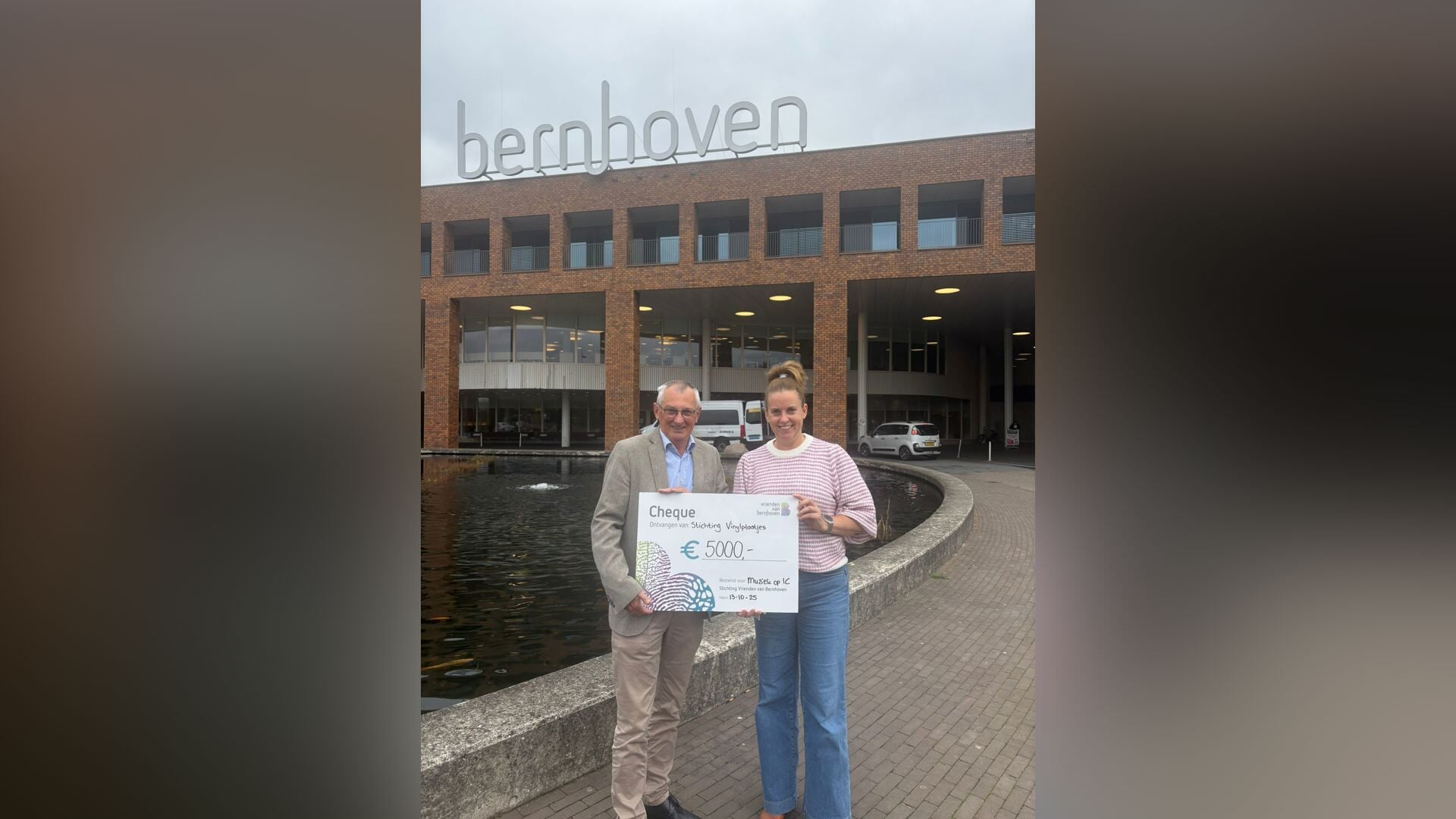 Muziek die troost brengt op de IC