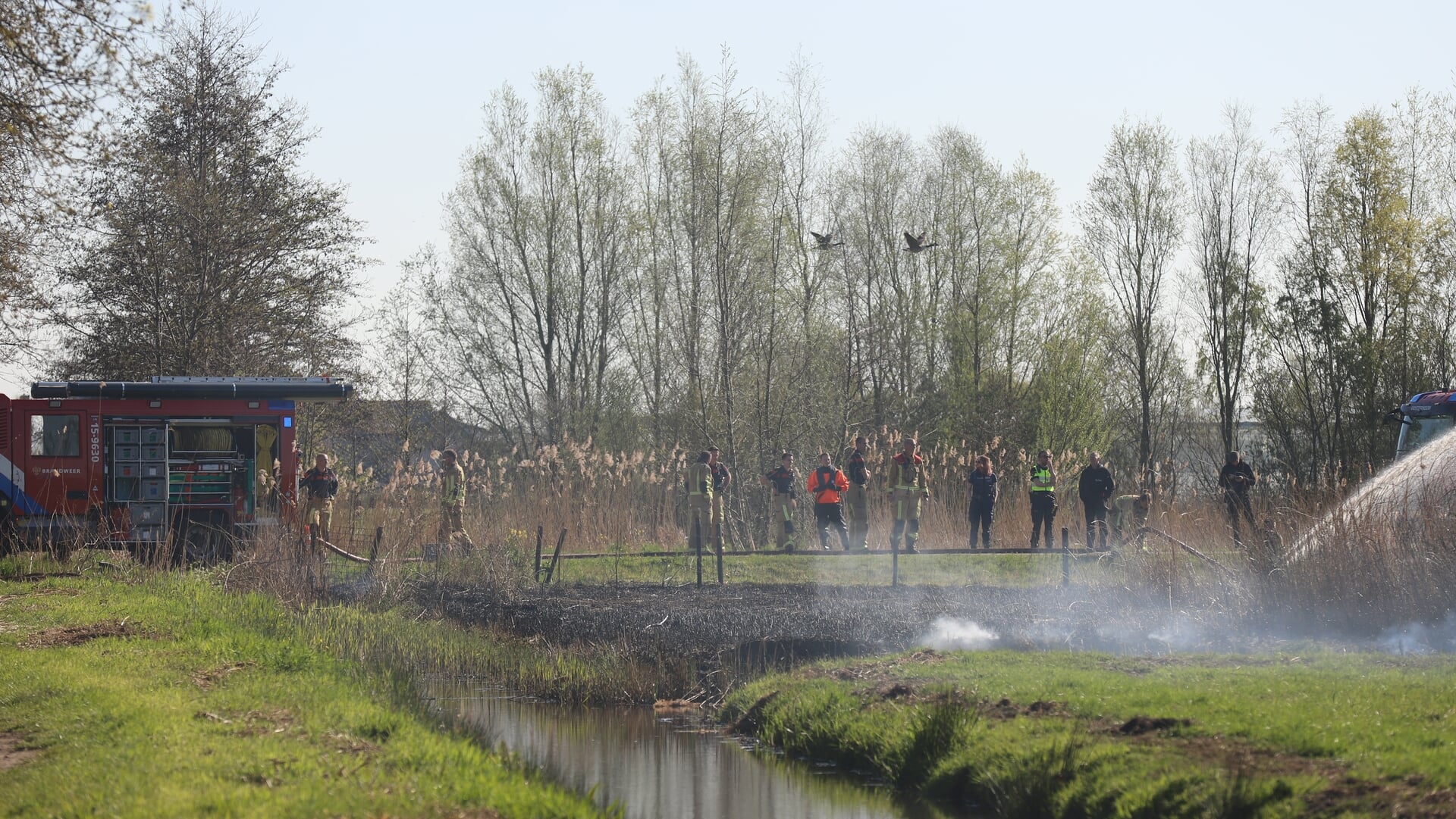 Brandlucht in Delfgauw: brandweer rukt uit