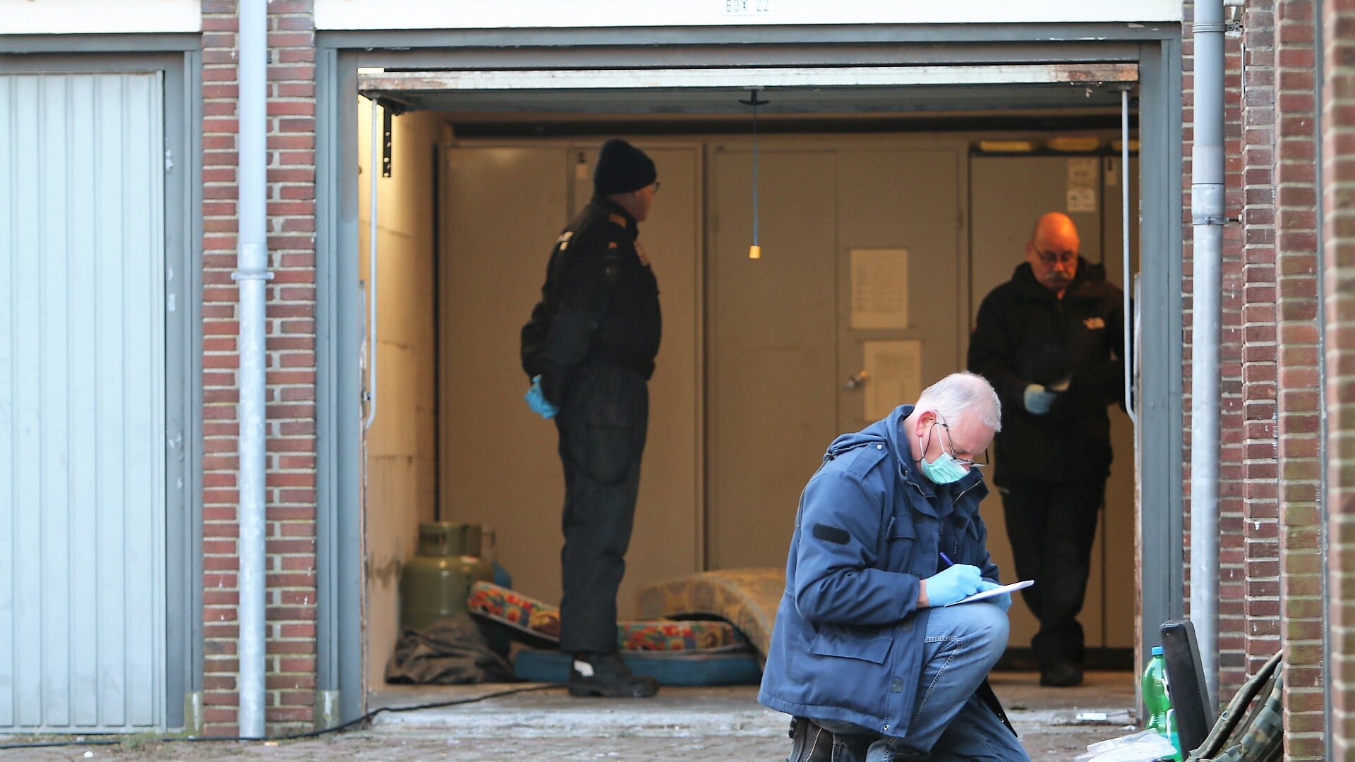 Drugslab ontdekt in garagebox aan Spoorlaan