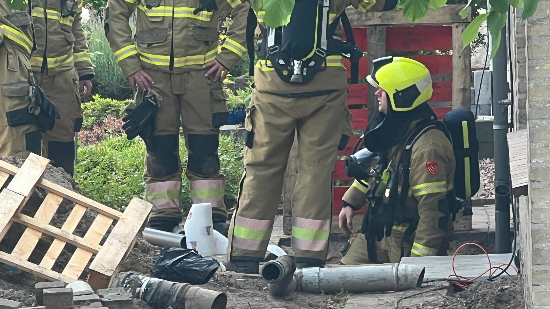 Gaslek in Van Drielstraat