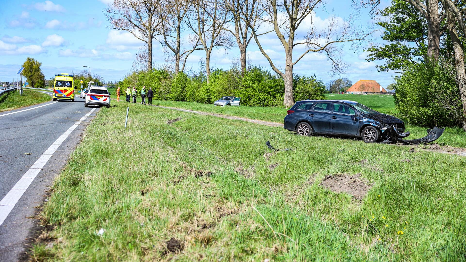 Gewonde bij ernstig ongeval op de N7