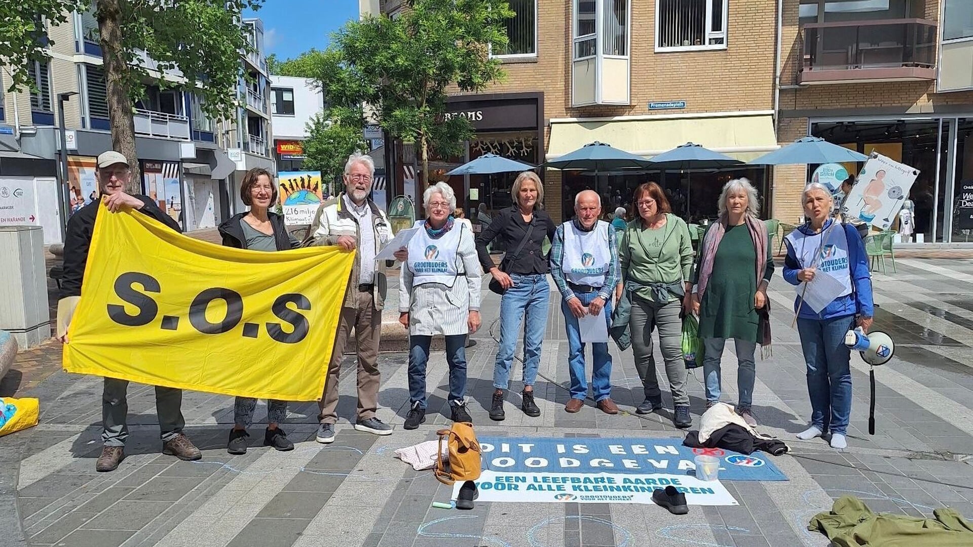 Klimaatalarm op het Promenadeplein
