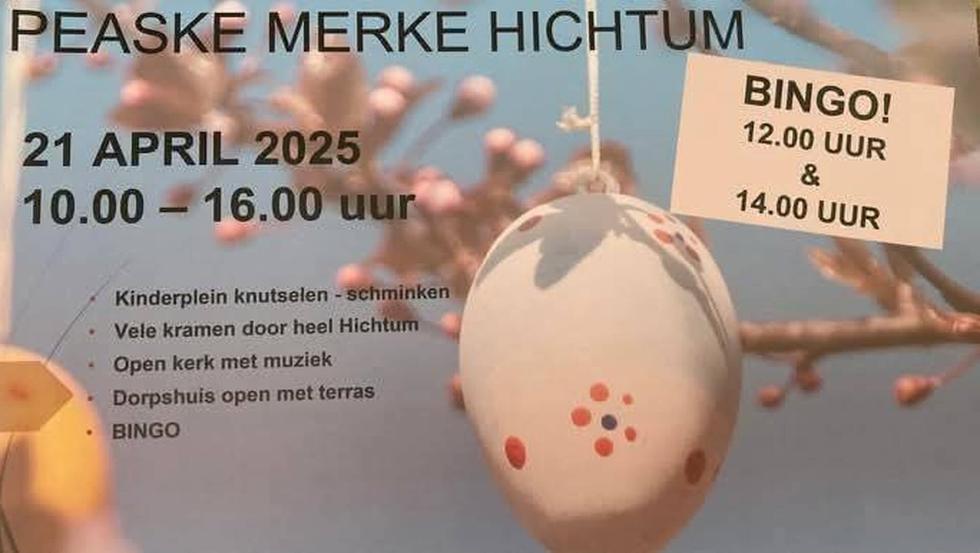 Peaske Merke Hichtum op Tweede Paasdag