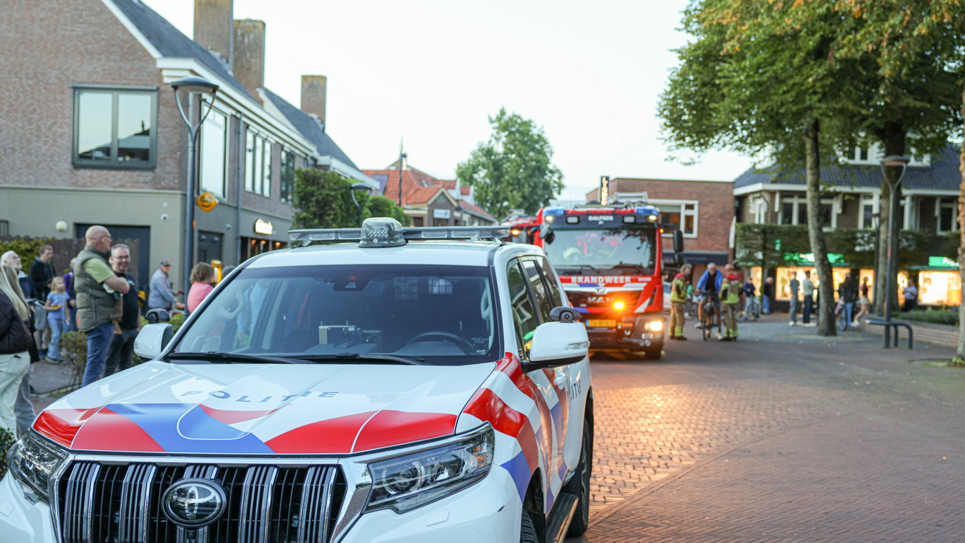 Zwarte rookpluim boven Grote kerk blijkt zwerm vliegen