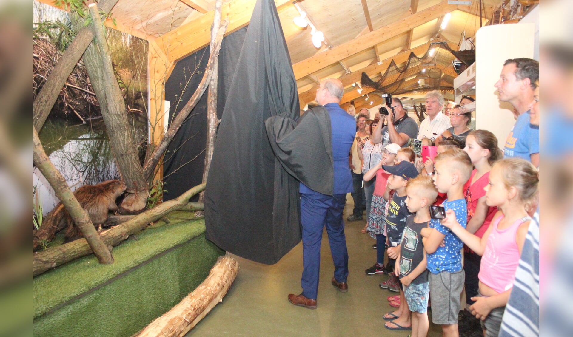 Aangereden bever heeft ereplek in bezoekerscentrum Heerewaarden