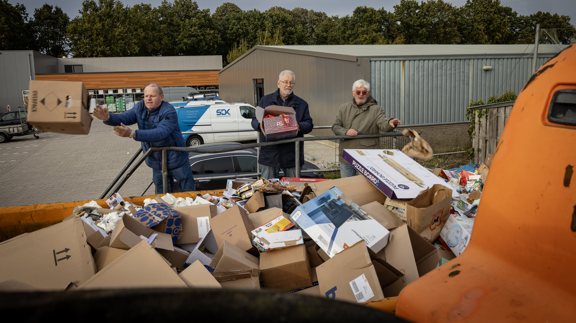 Stoppen met de papierinzameling