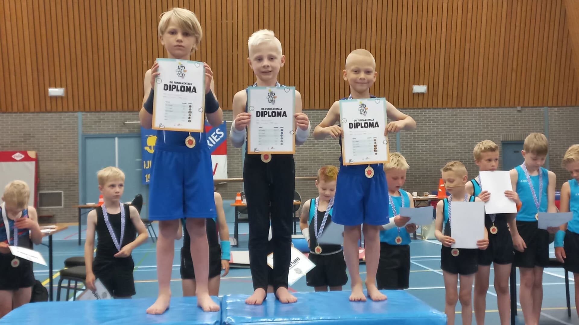 Benjamins Pegasus Lemmer hebben goed geturnd