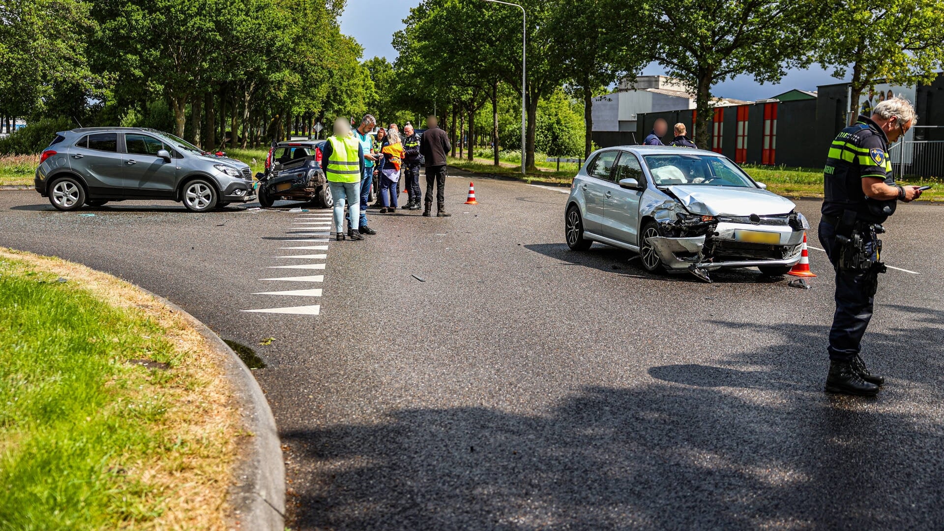 Forse schade bij ongeval in Gorredijk