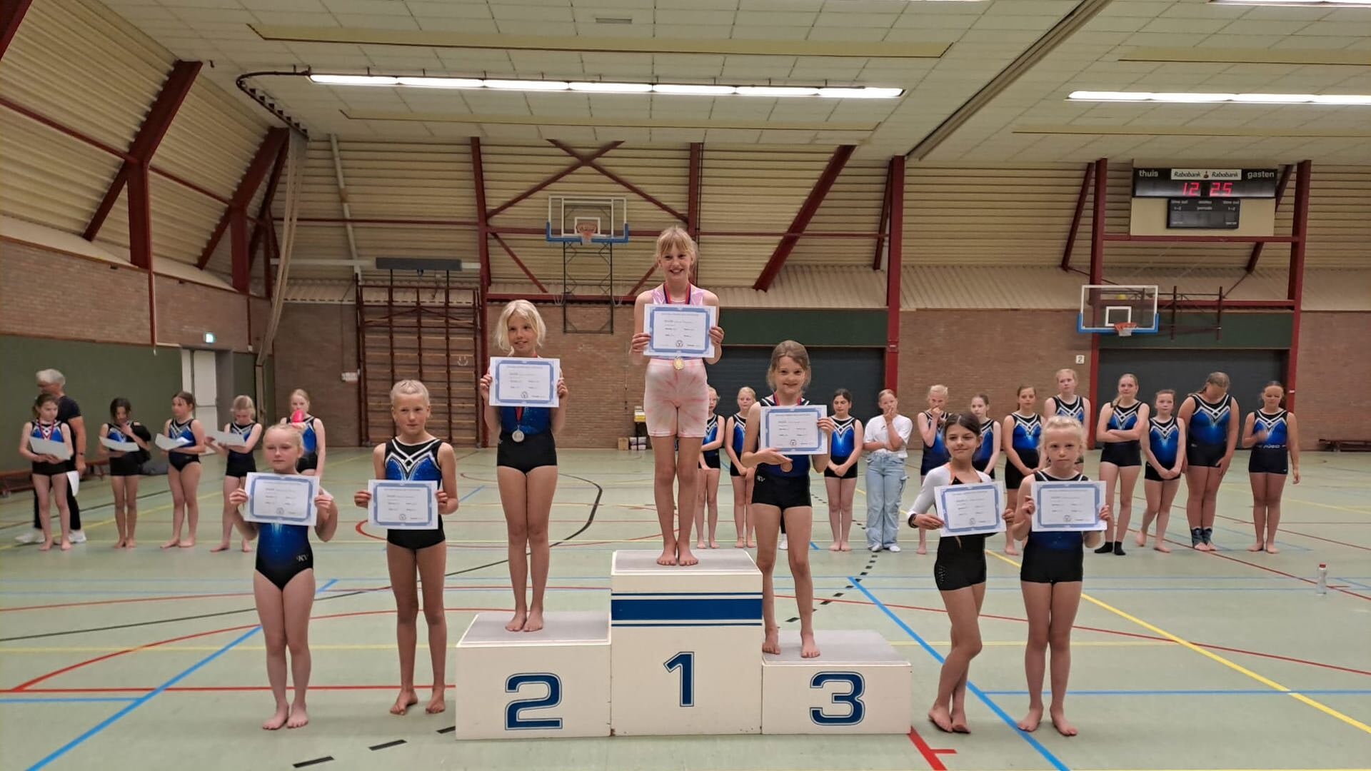 Recreatie meisjes Pegasus turnen eigen wedstrijd