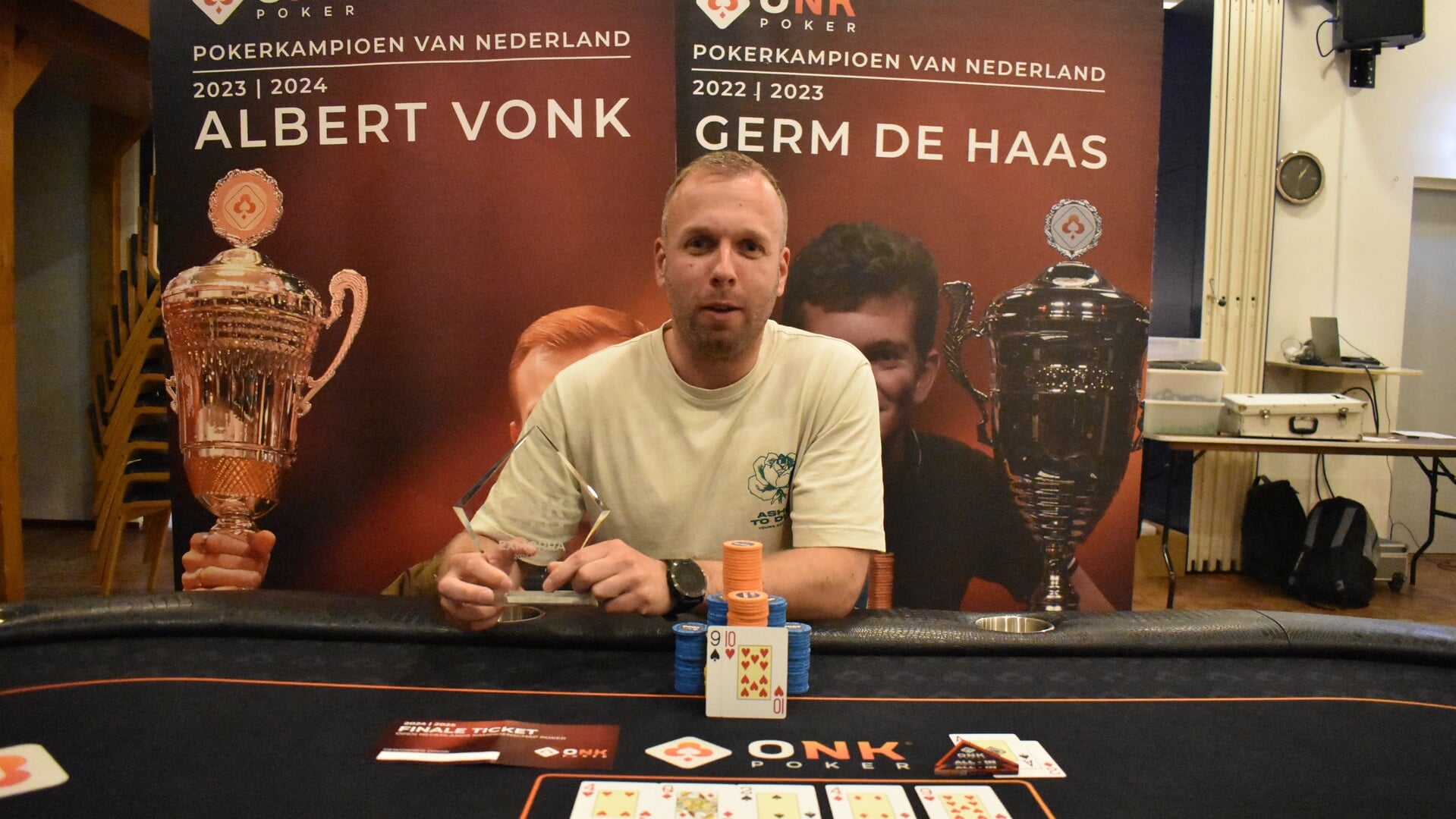 Bart Ypma uit Exmorra kwalificeert zich voor finale ONK Poker!