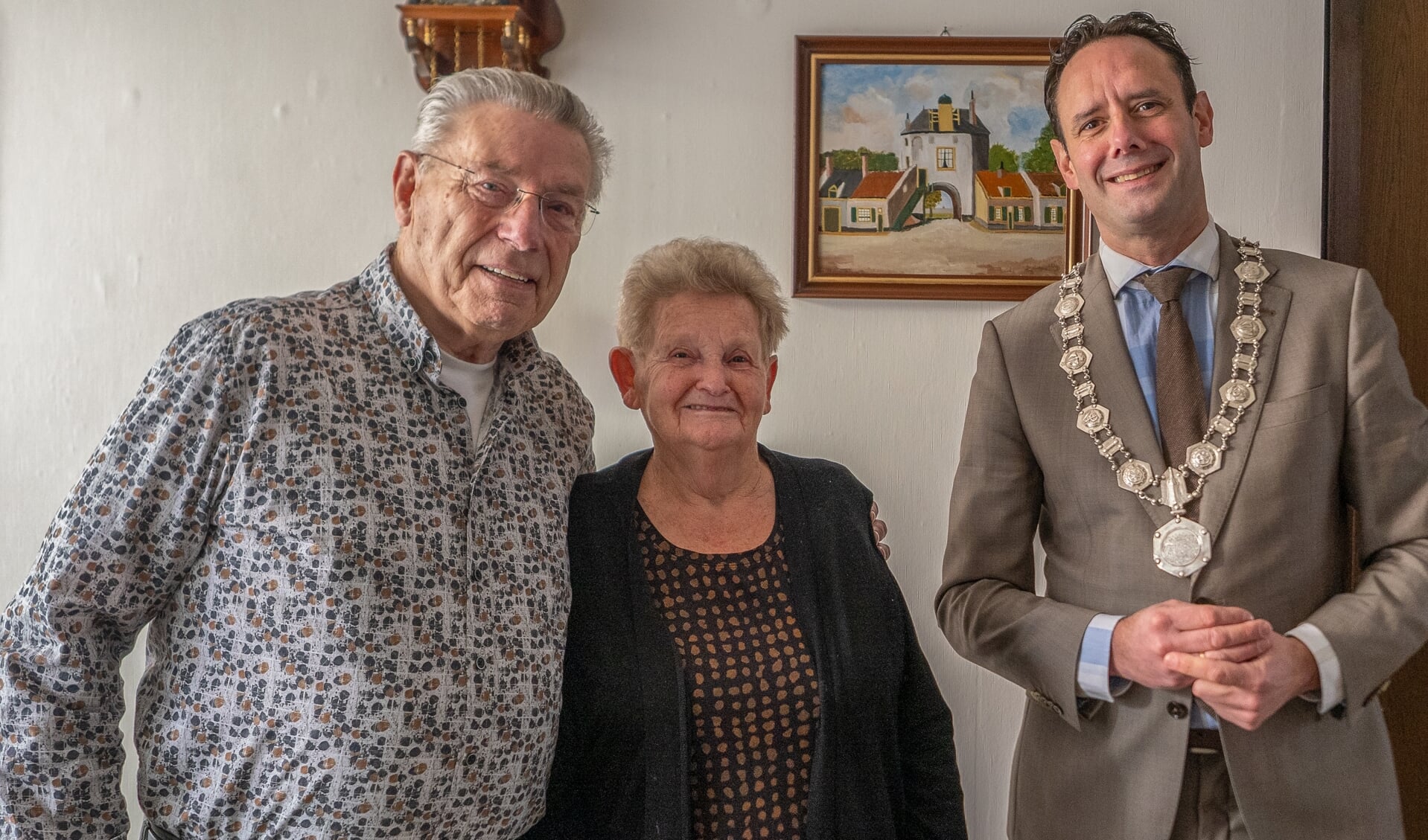 Echtpaar Vrijhof - Vierhout viert 60-jarig huwelijksjubileum, twee echte ‘Harderwiekers’