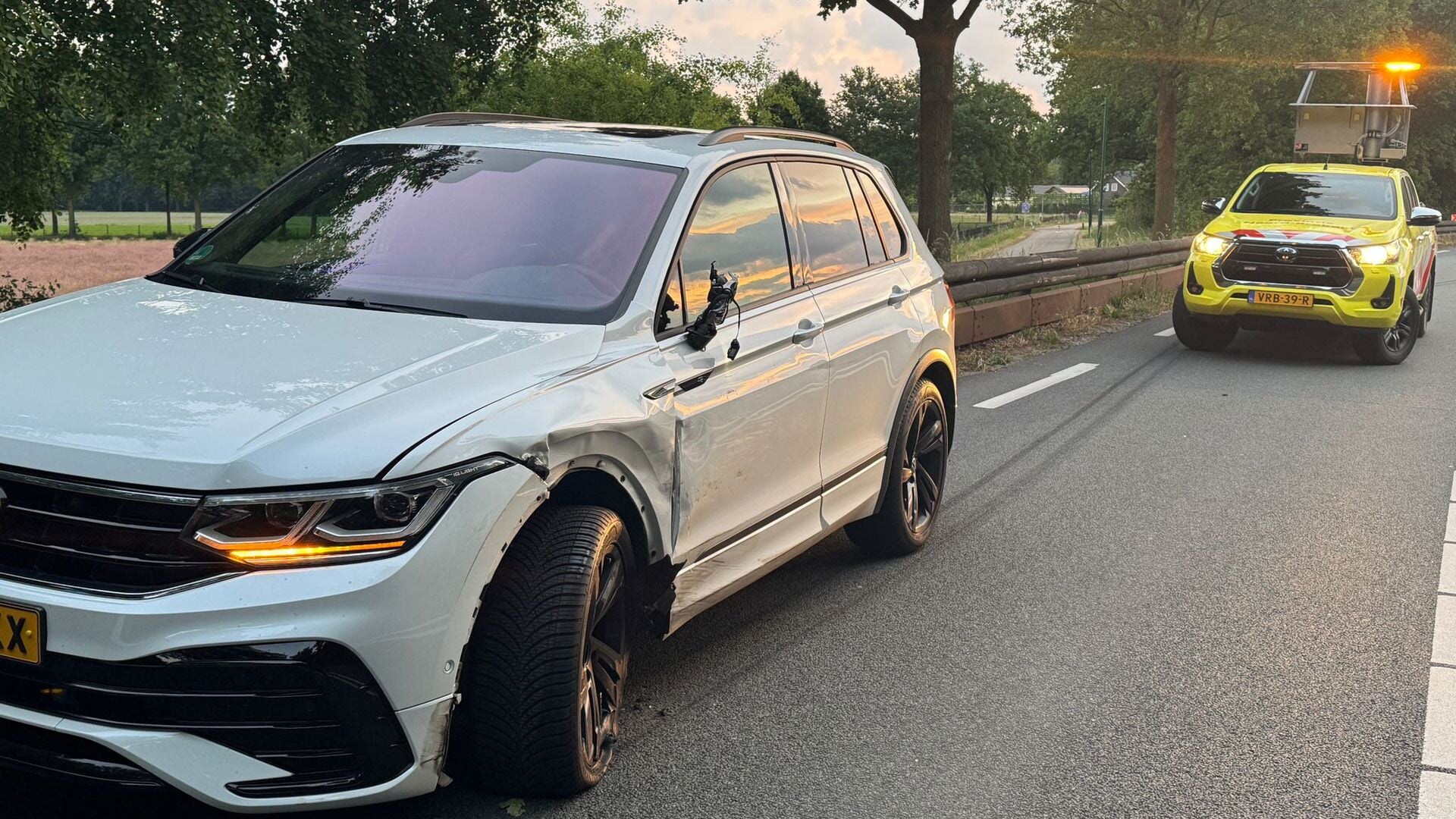 Inzittenden komen met de schrik vrij na botsing in Lieshout