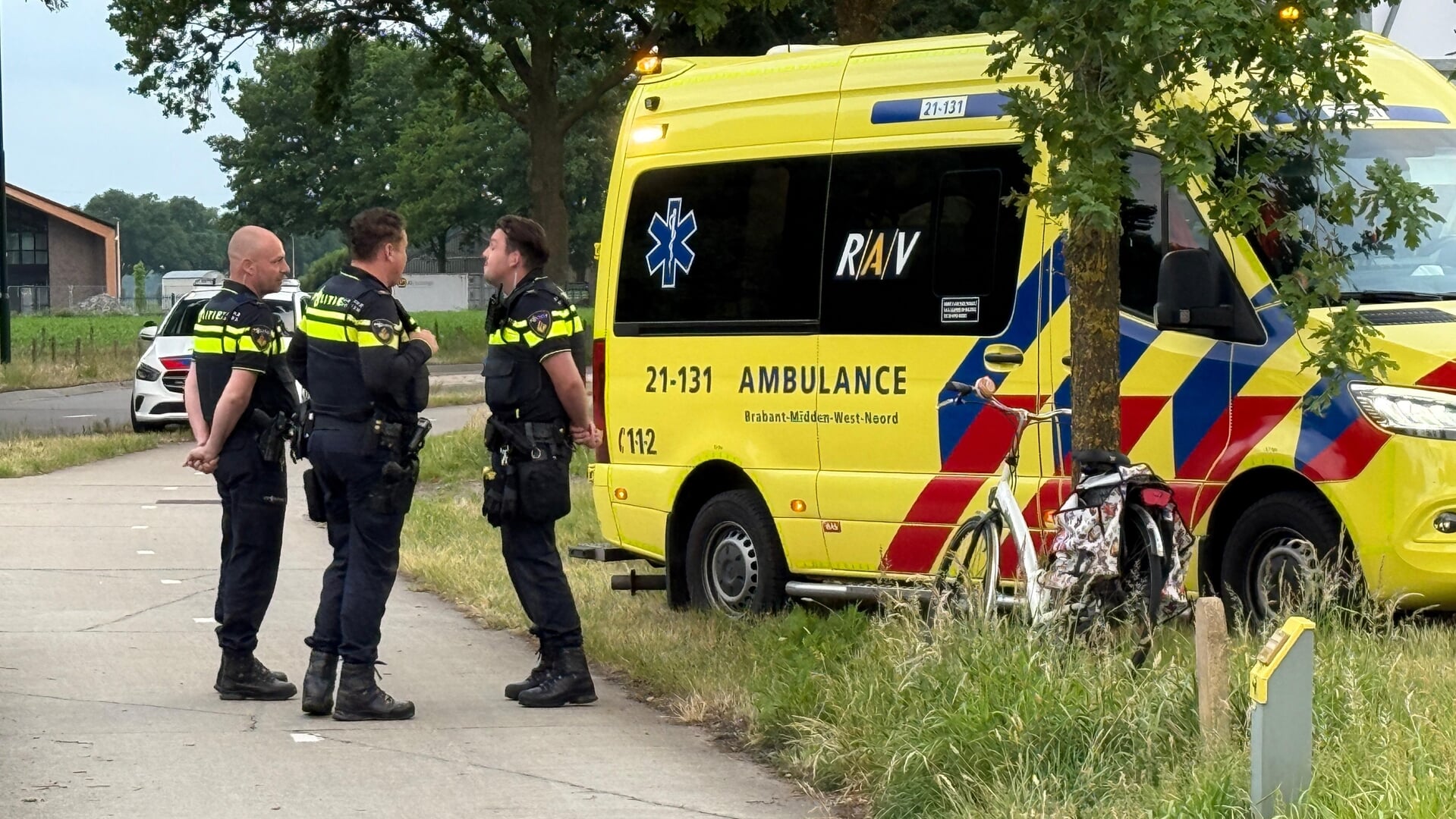 Fietser gewond na val in Boekel