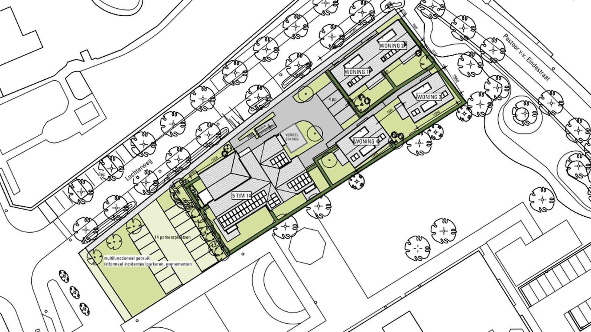 Appartementen en grondgebonden woningen in De Mortel