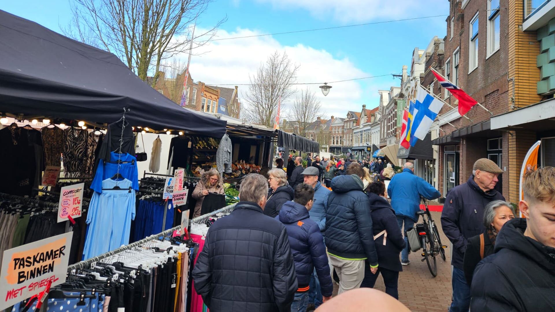 Weekmarkt Sneek 21 juni deels afgelast vanwege voorspelde hitte