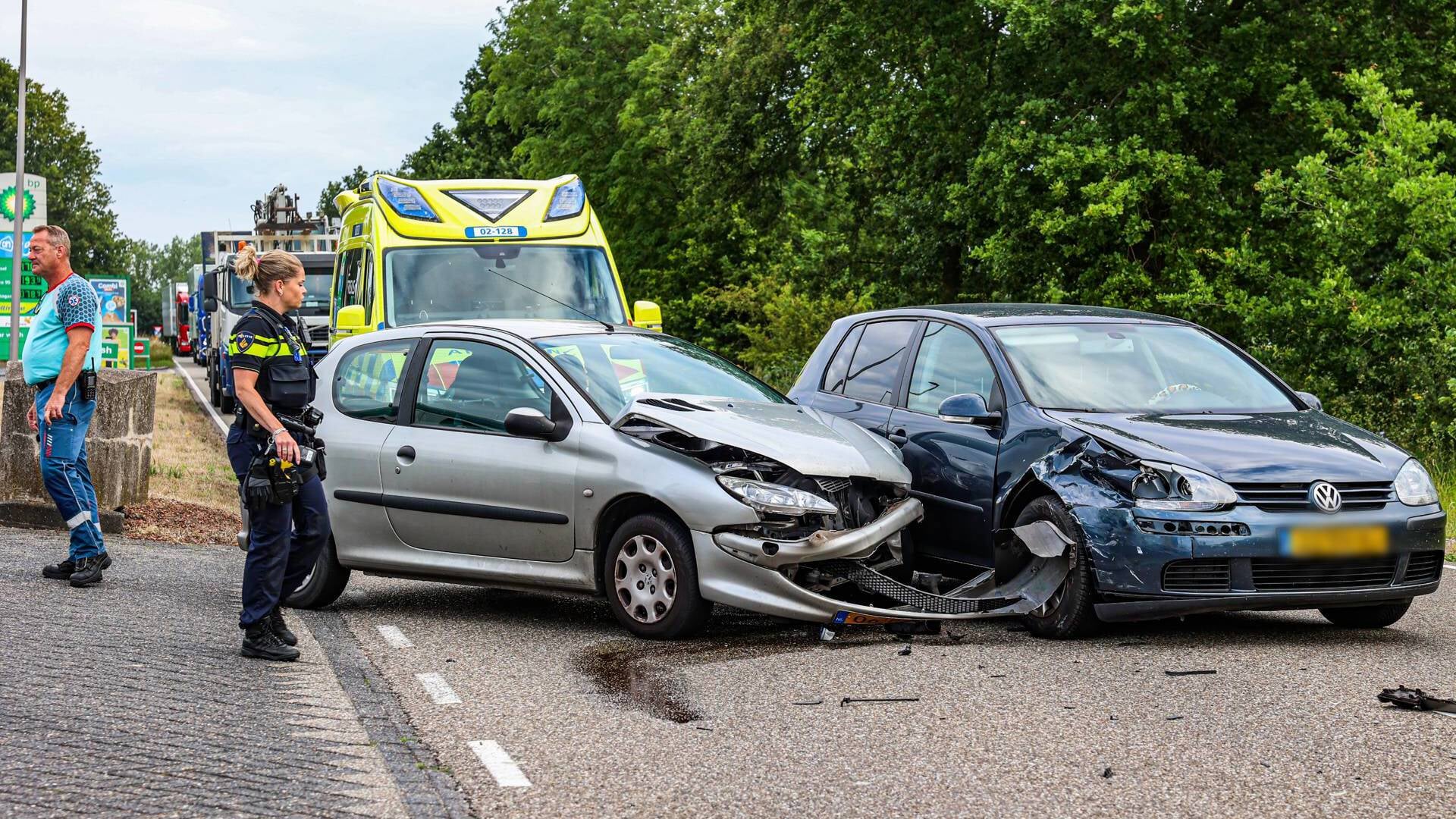 Forse schade bij ongeval in Heerenveen