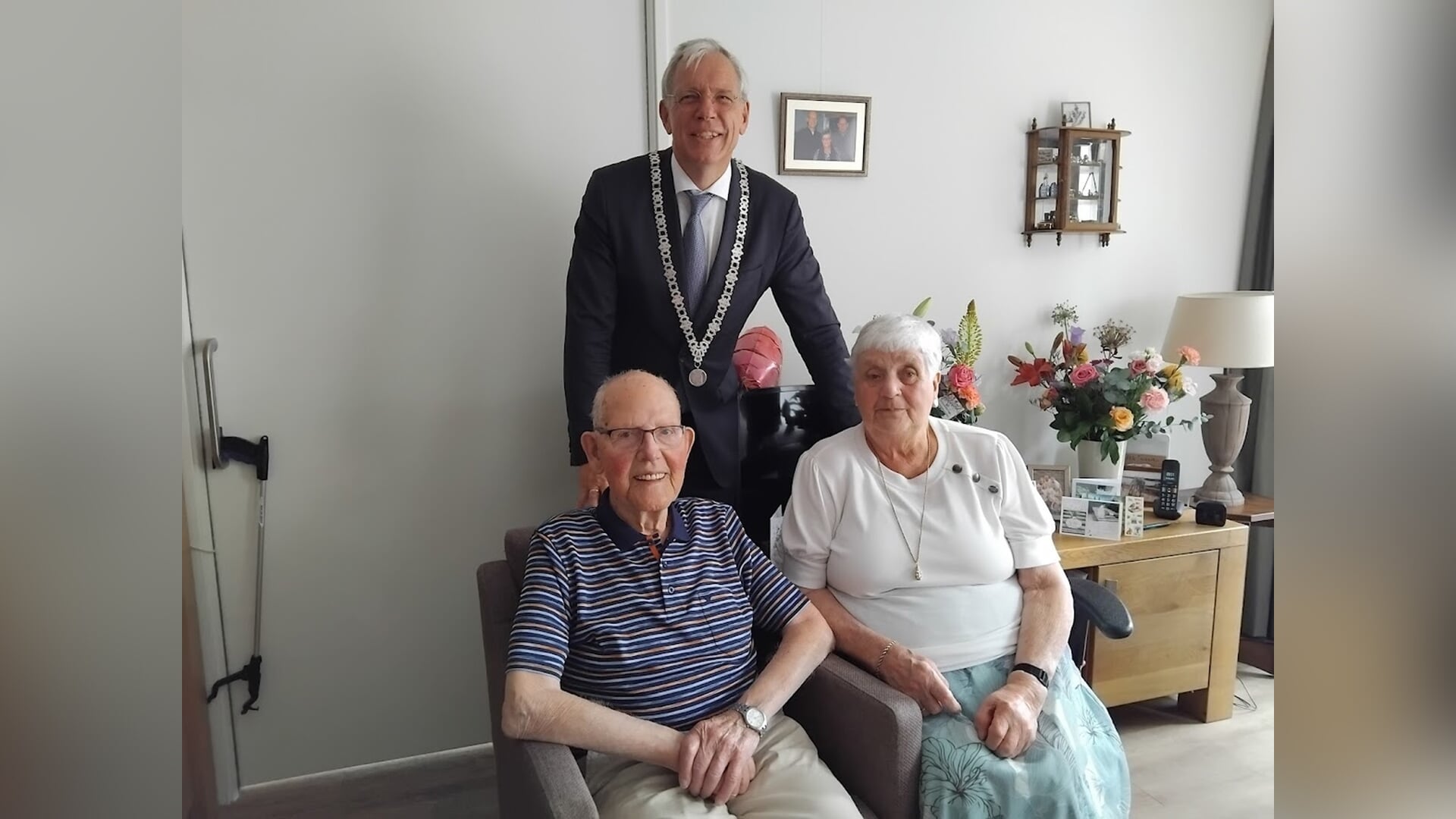 Bruidspaar De Best-Overheul 65 jaar getrouwd