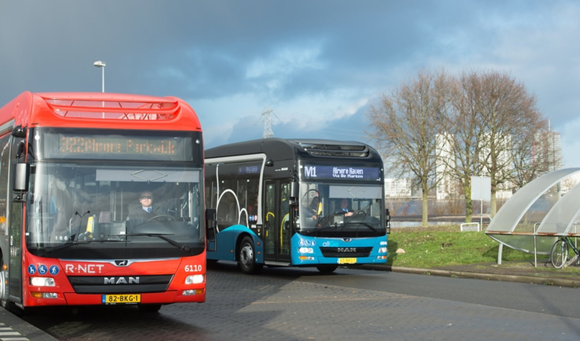 Bussen rijden aangepaste dienstregeling - Almere DEZE WEEK | Dé krant ...