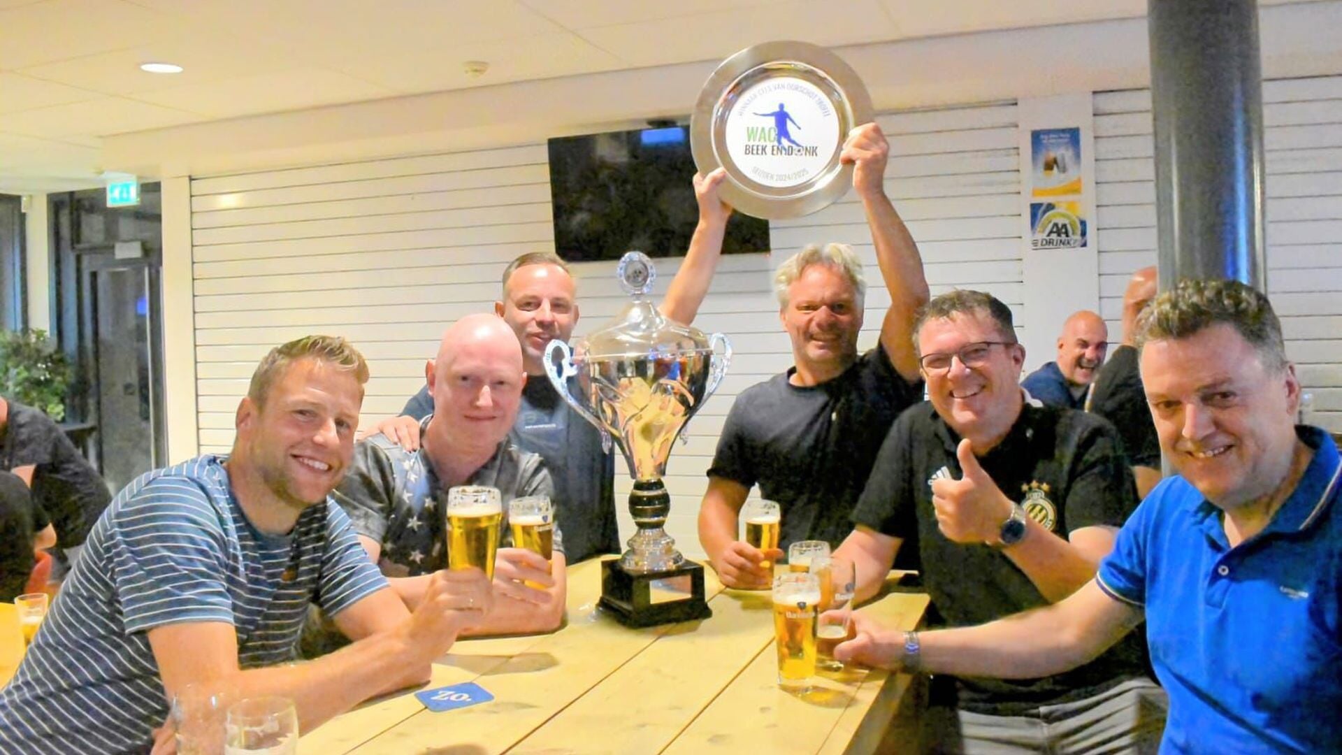 WAC zaalvoetbalseizoen ‘24/’25 uitgeleid middels gezellige feestavond