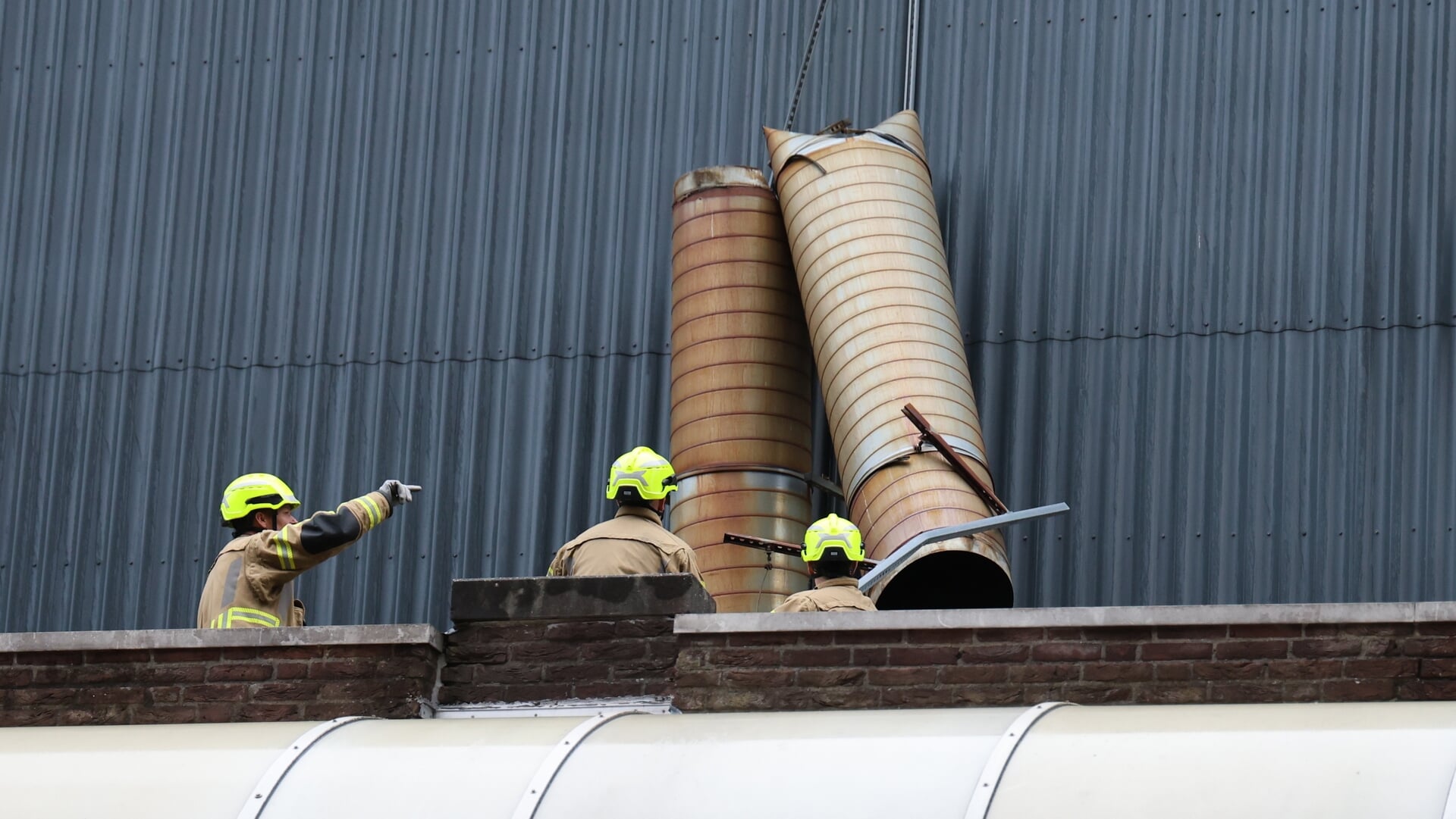 Storm Amy veroorzaakt schade in Leiderdorp