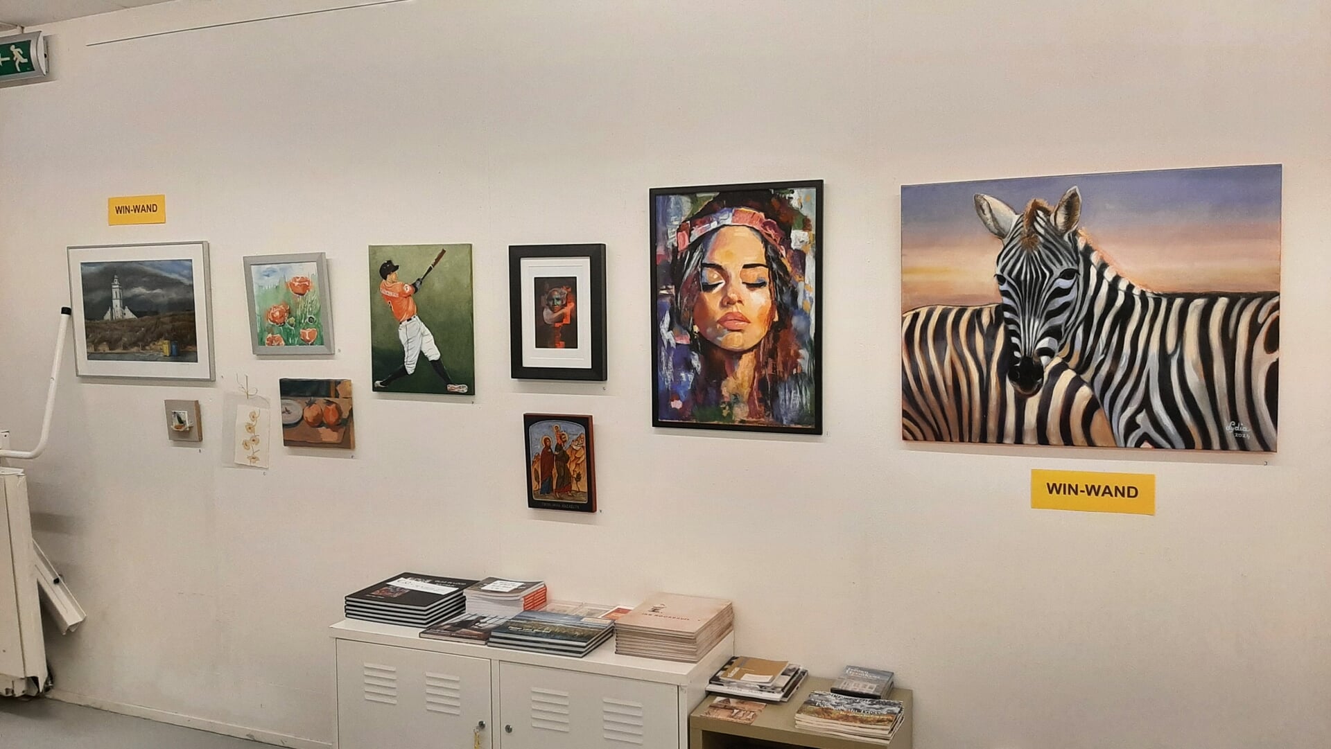 Kunst winnen in het DUNAatelier