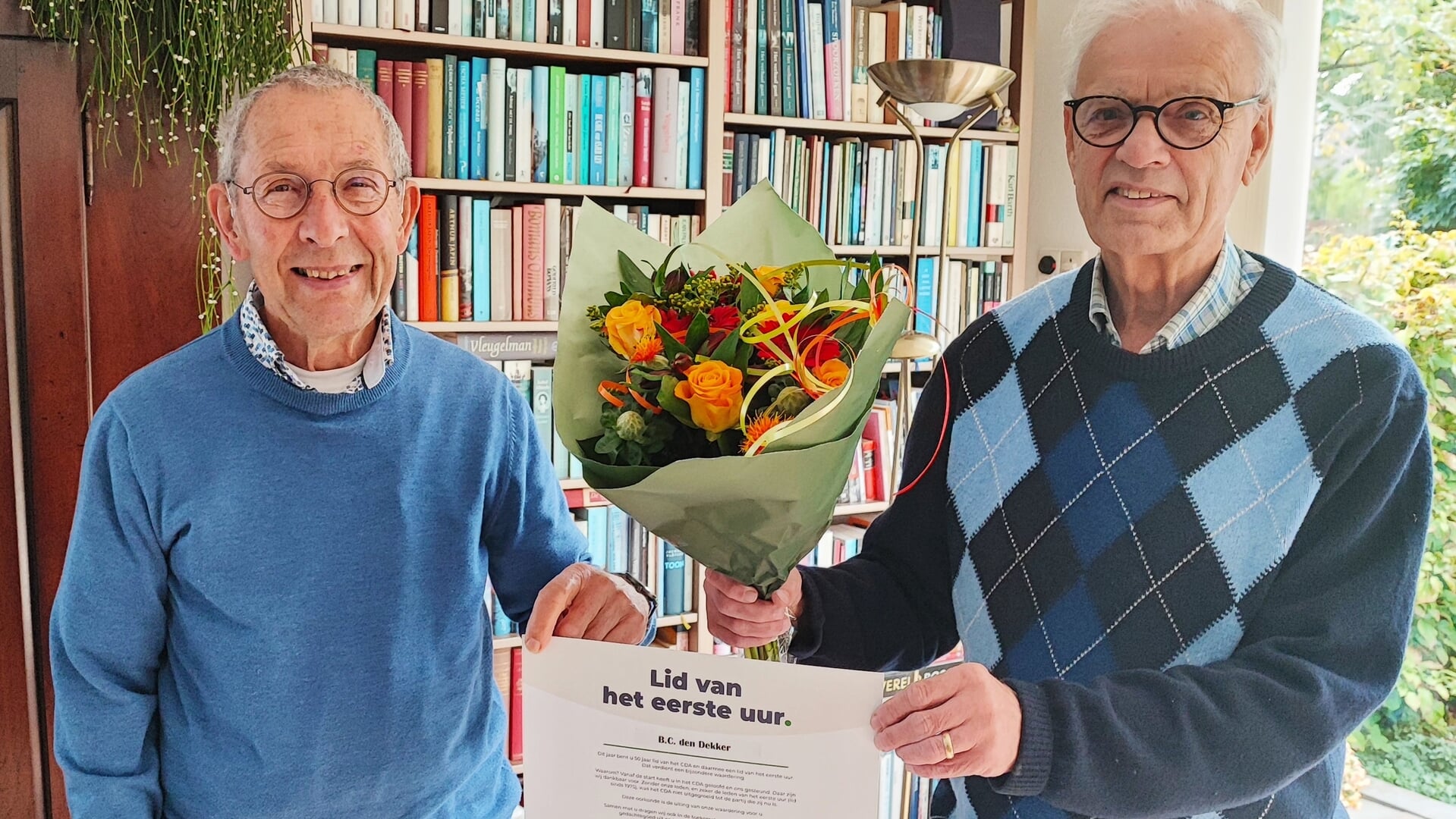 CDA Leiderdorp waardeert leden van het eerste uur