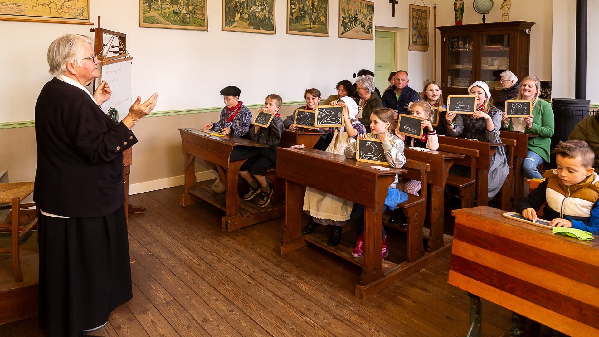 Verkleedfeest voor kinderen in het Boerenbondsmuseum