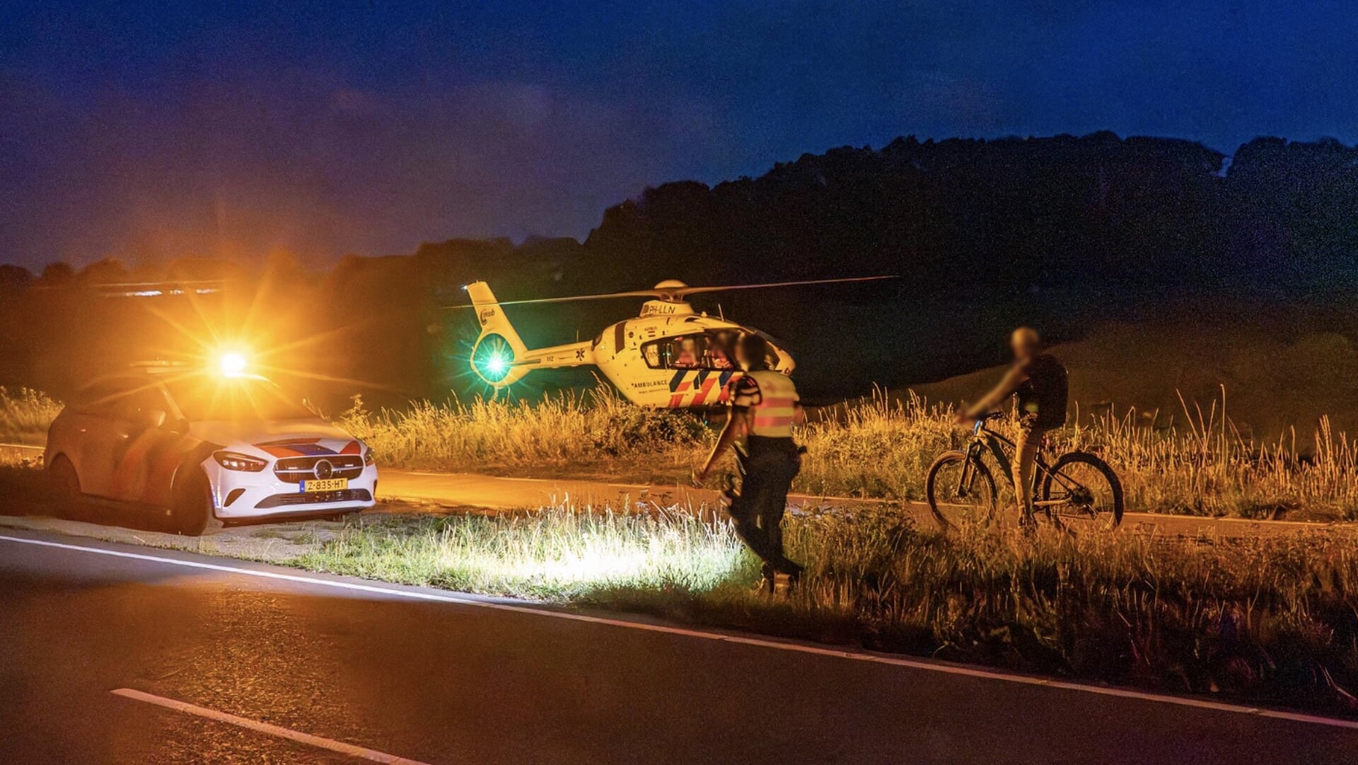 Ernstig ongeval aan Koksedijk in Gemert: traumaheli komt ter plaatse voor jongeman