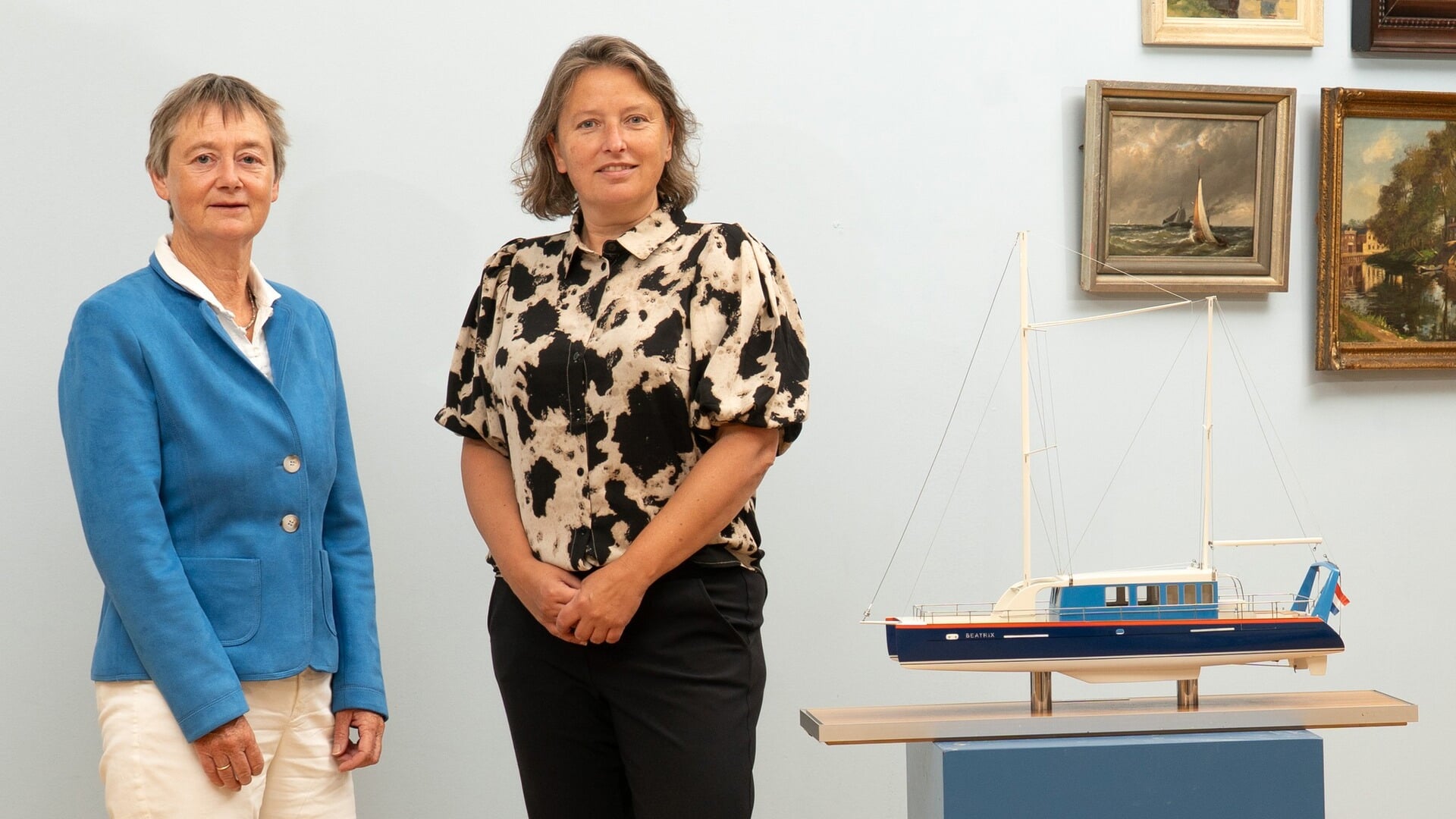 Rolstoeltoegankelijke Beatrix als schaalmodel te zien in Fries Scheepvaart Museum