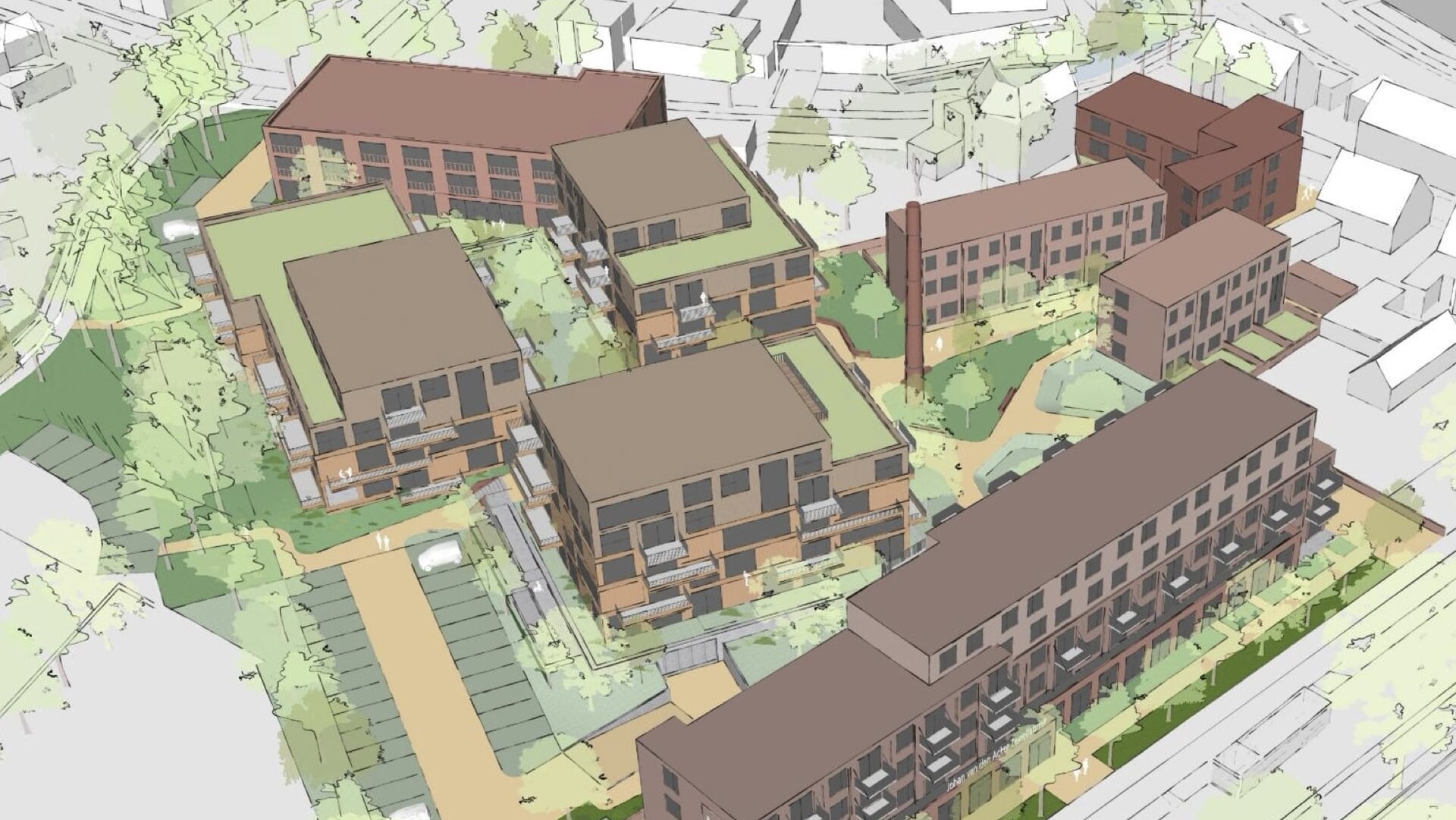 Textielkwartier Gemert : 108 appartementen, 15 huizen en 32 woonzorgstudio’s