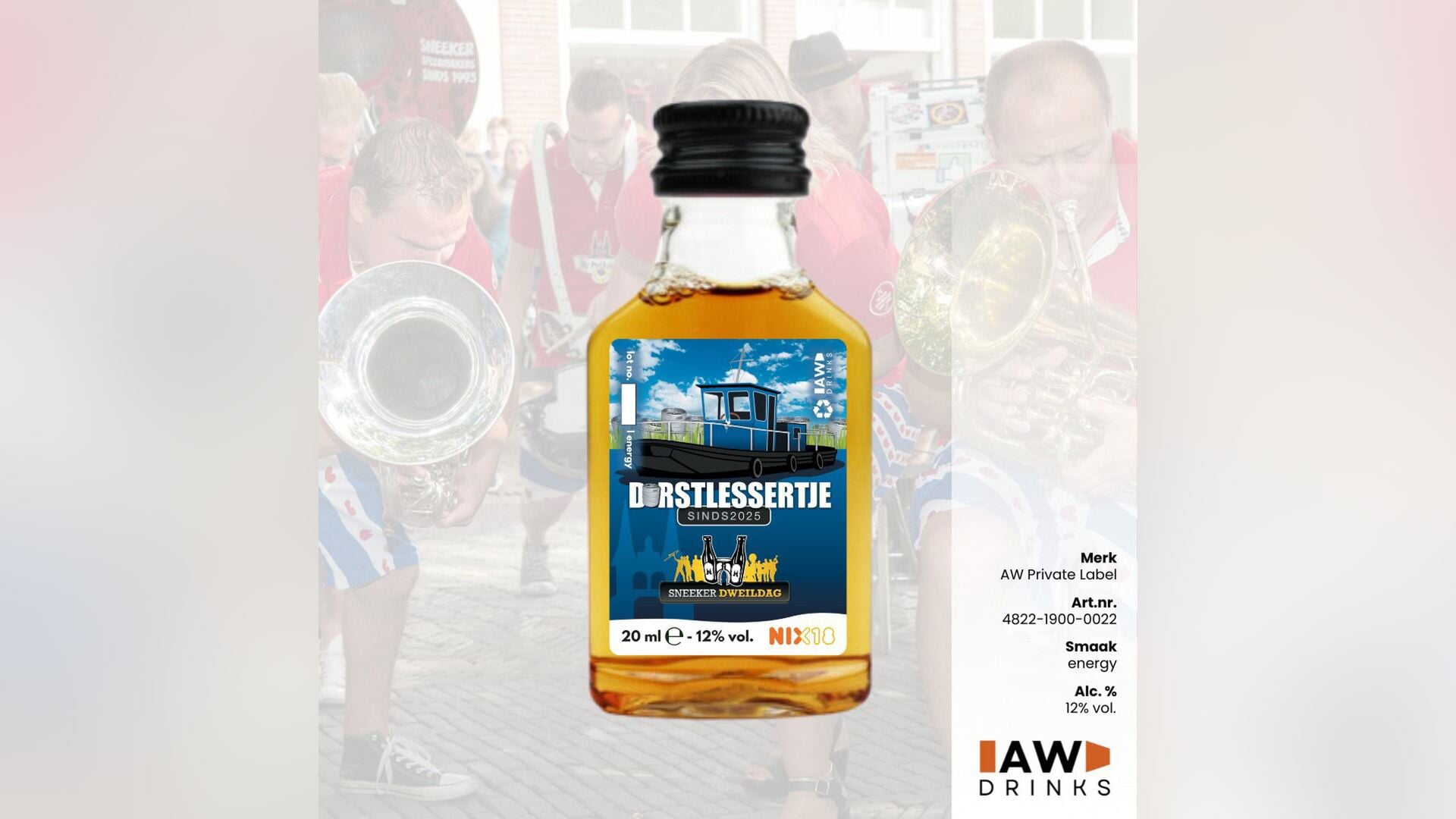 Presentatie ‘Dorstlessertje’ op Sneeker Dweildag