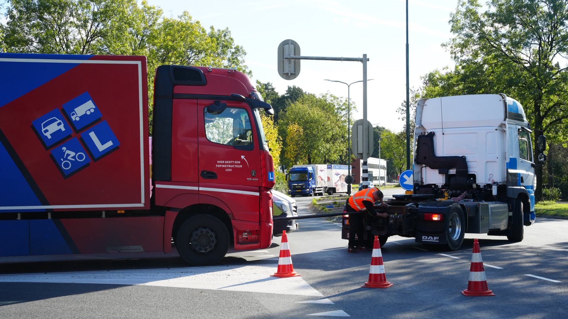 Weggebruikers hebben maling aan wegafzetting in Bunschoten