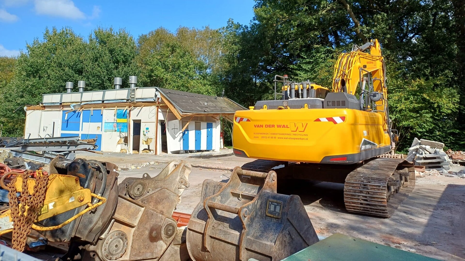 Sloopwerkzaamheden Albertine Agnesschool Oranjewoud