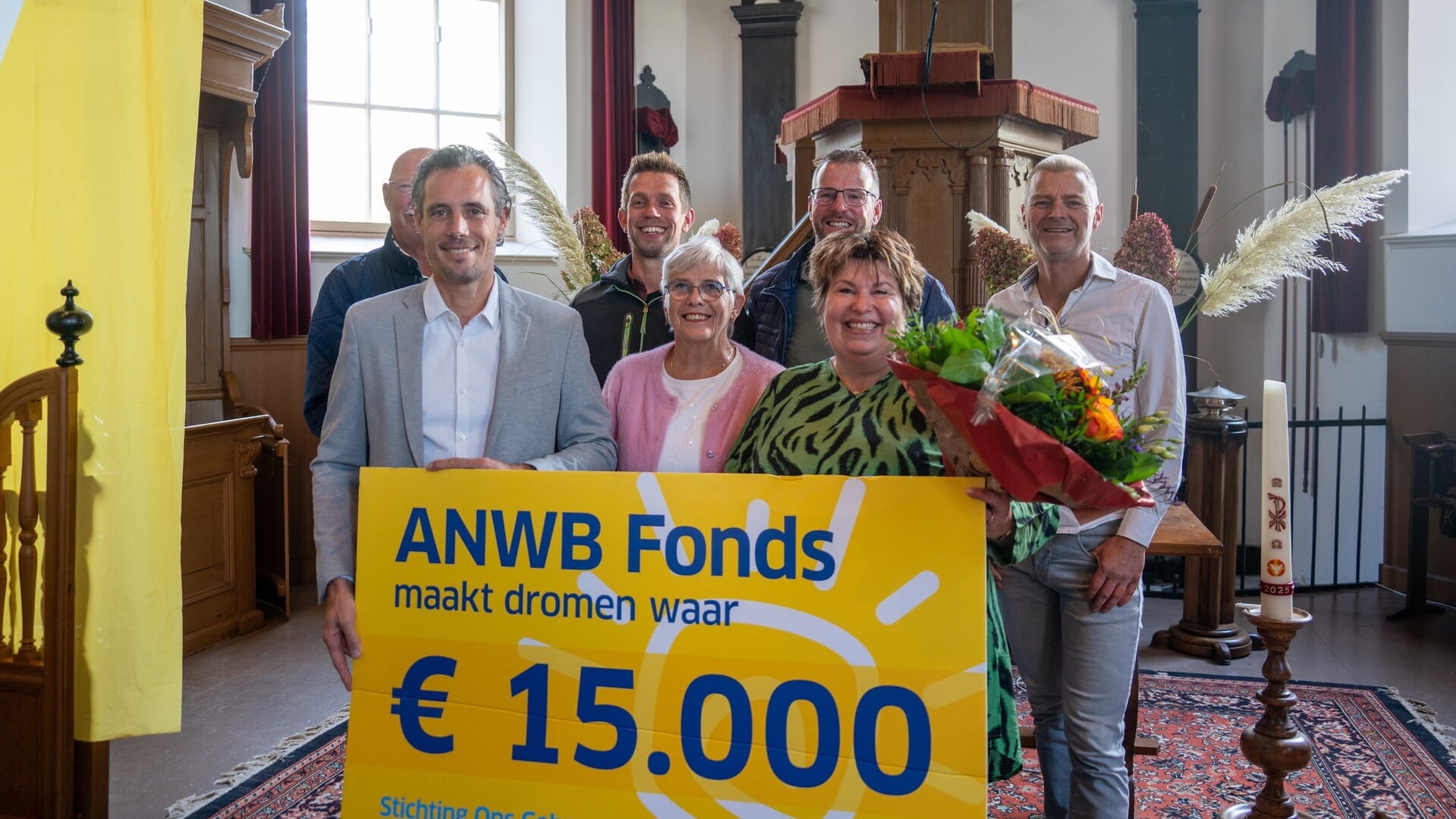FOTO’S | Stichting Ons Gebouw, De Parel van Harich uitgeroepen tot provinciale winnaar ANWB-fonds