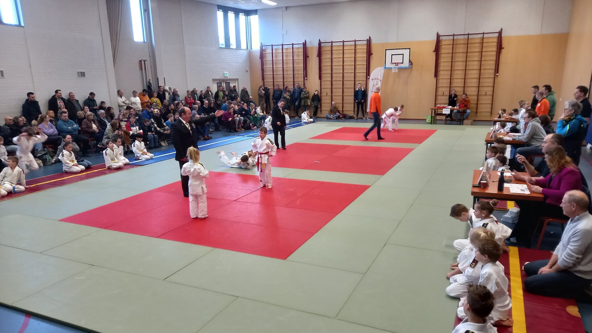 Budoclub Beek en Donk op bezoek bij Judovereniging Mierlo-Hout
