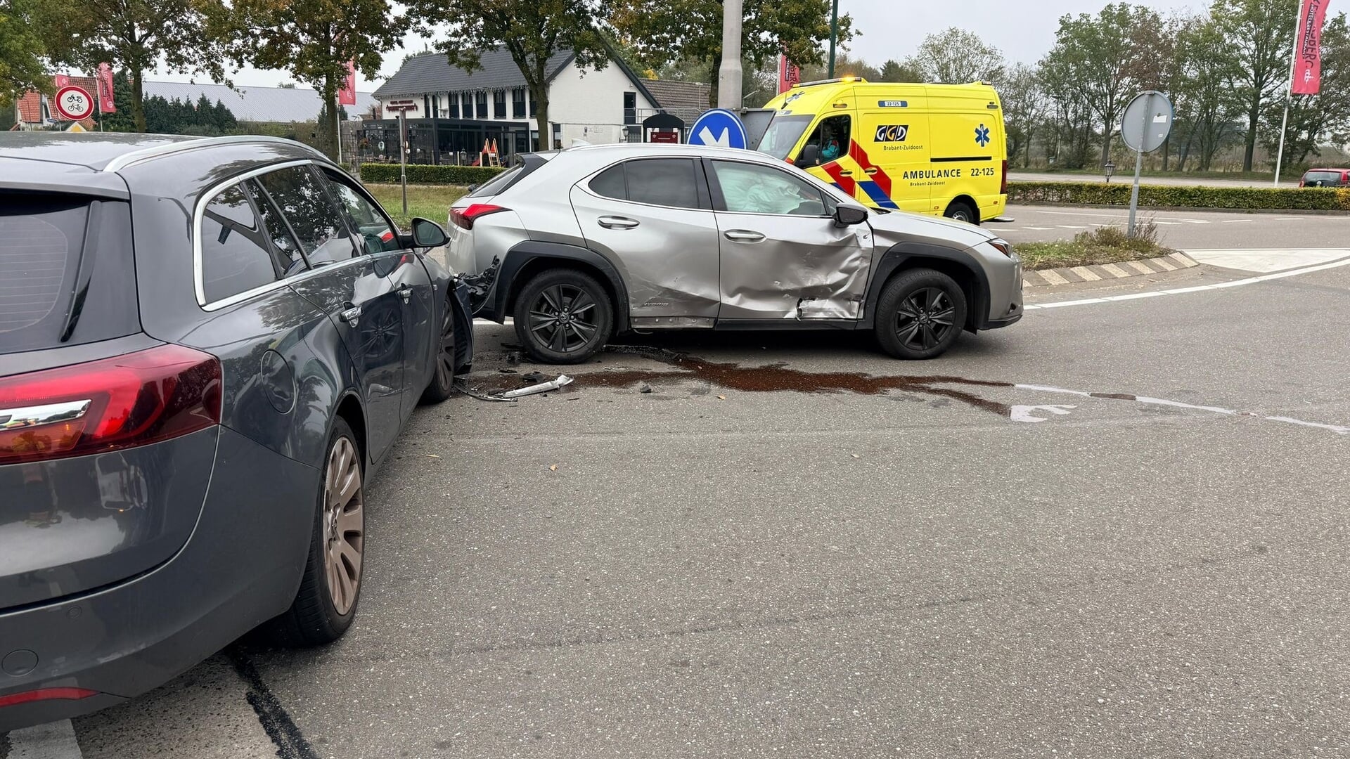 Forse botsing op N277 tussen Venhorst en Elsendorp