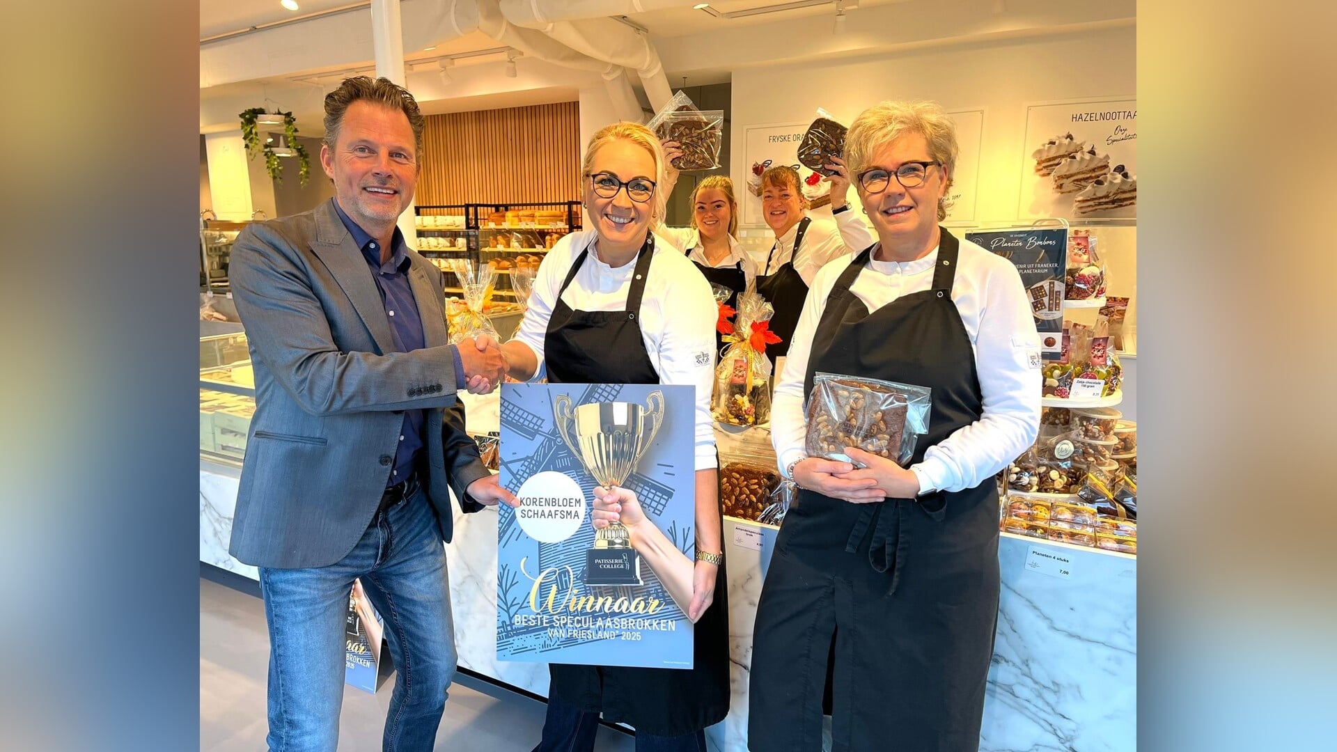 De Korenbloem Schaafsma bakt de beste speculaasbrokken van Fryslân