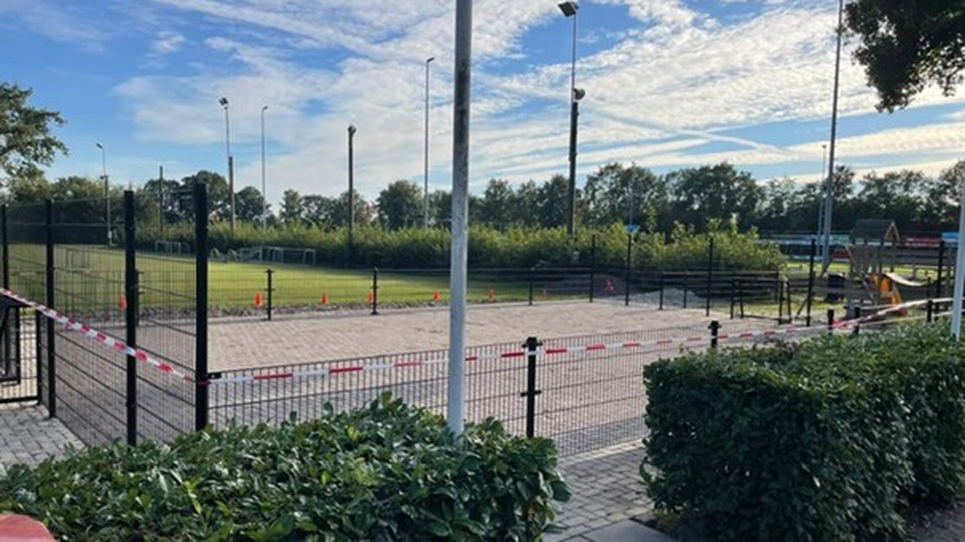 Nieuwe pannakooi voor de voetballers van Jubbega