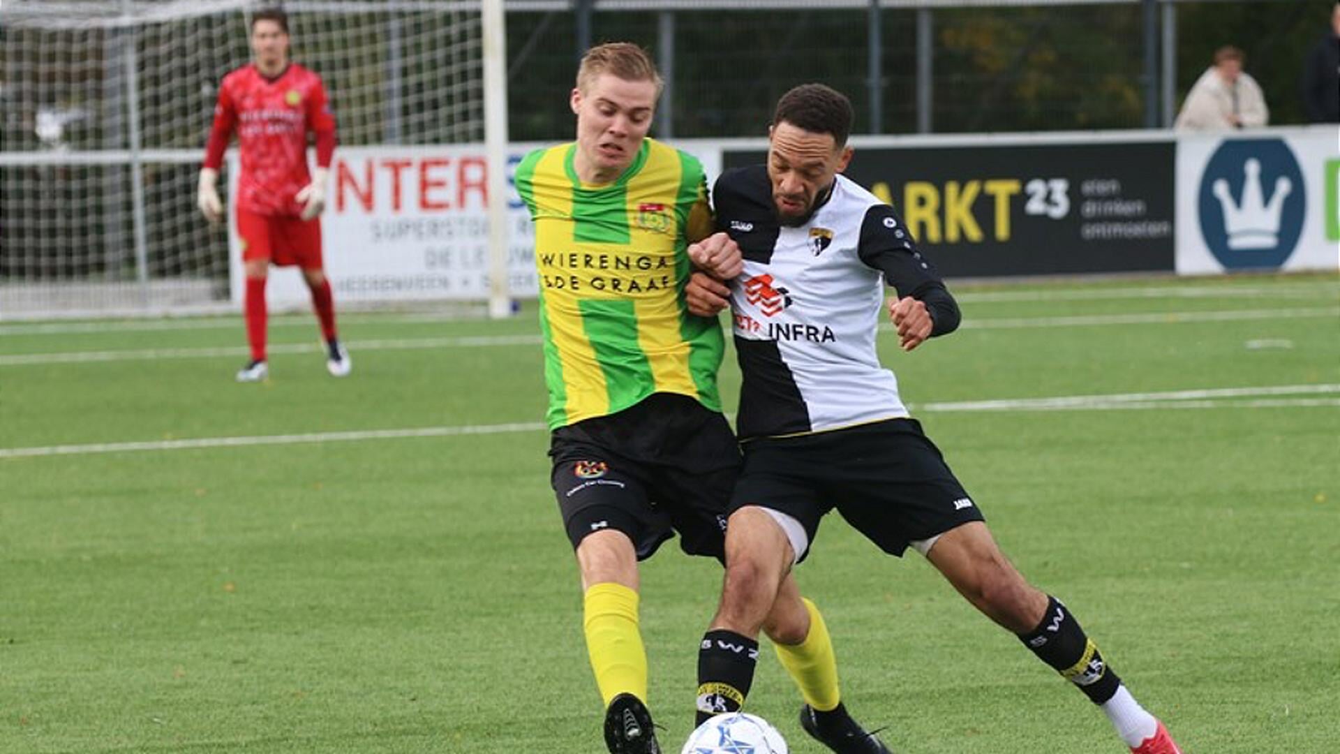 Sneek Wit Zwart komt tegen rivaal FVC niet verder dan twee-twee